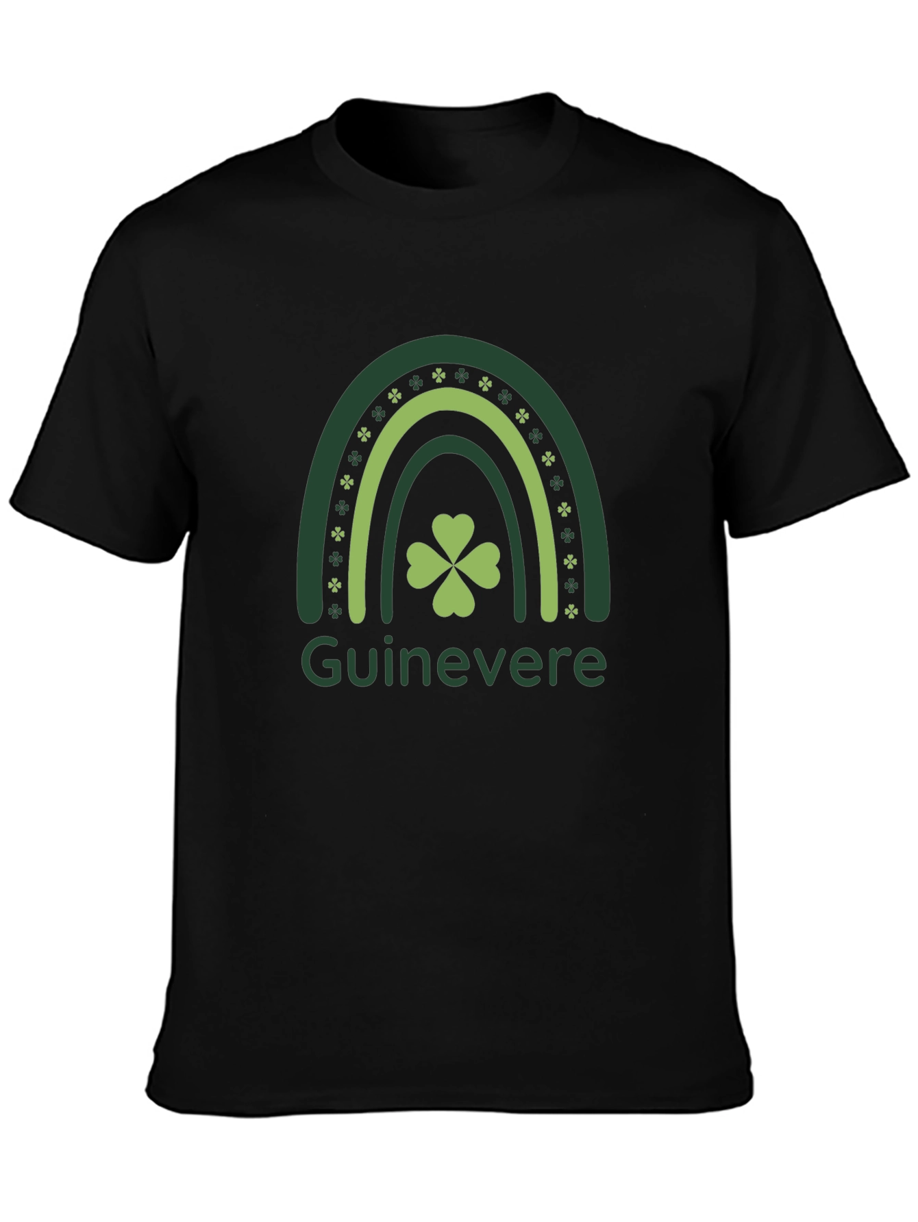 Guinevere St. Patricks Day Shamrock Rainbow T-Shirt