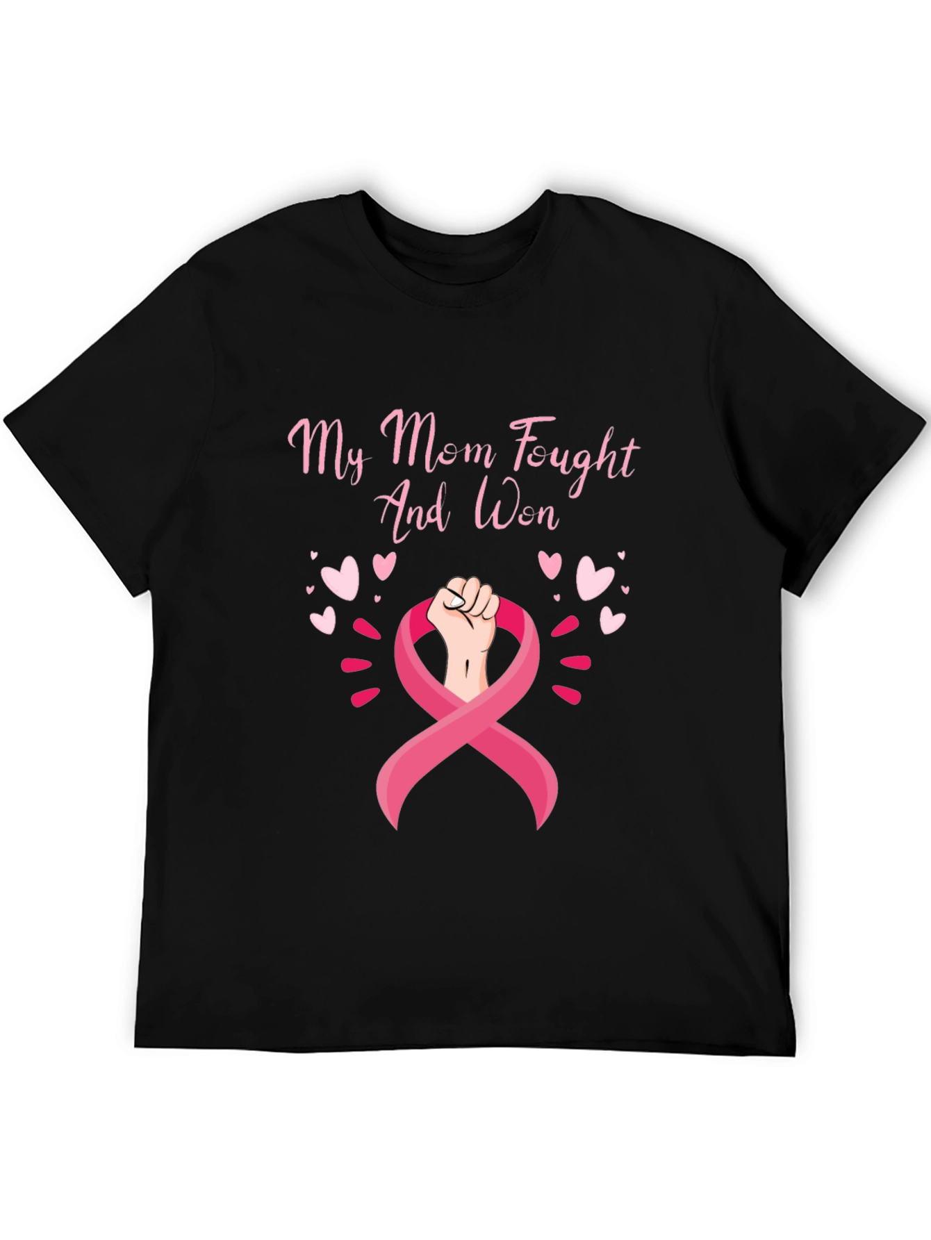 My Mom Fought and Won Breast Cancer Awareness Shirt