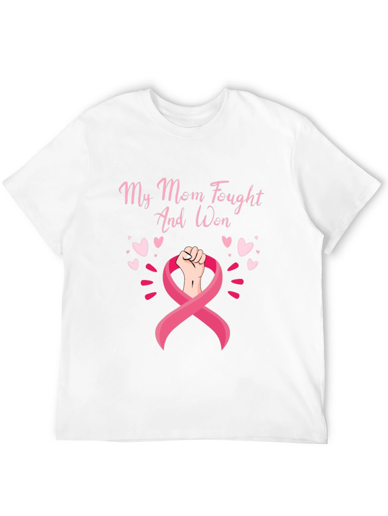 My Mom Fought and Won Breast Cancer Awareness Shirt