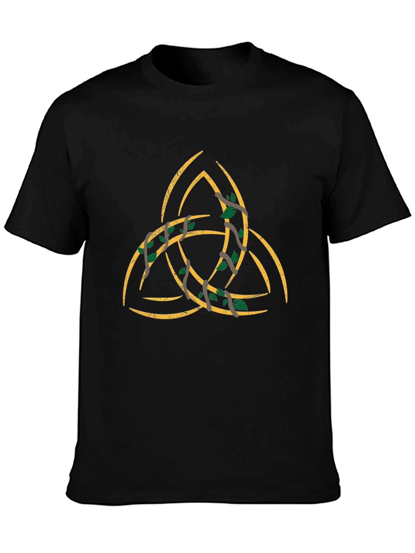 Celtic Knot Tree T-Shirt - Mens Black Graphic Tee