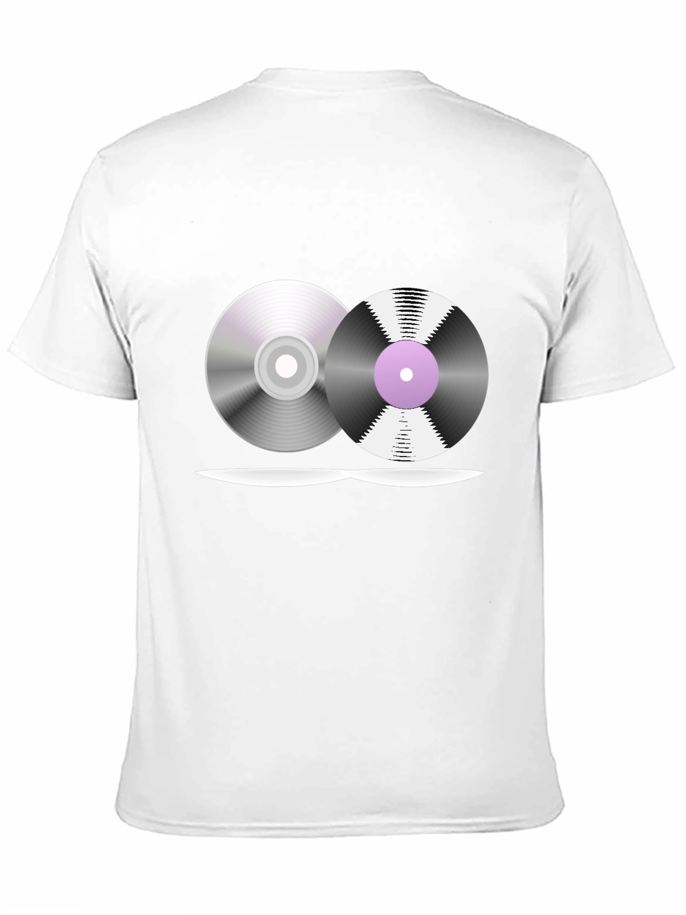 Retro Music T-Shirt - Vinyl & CD Design