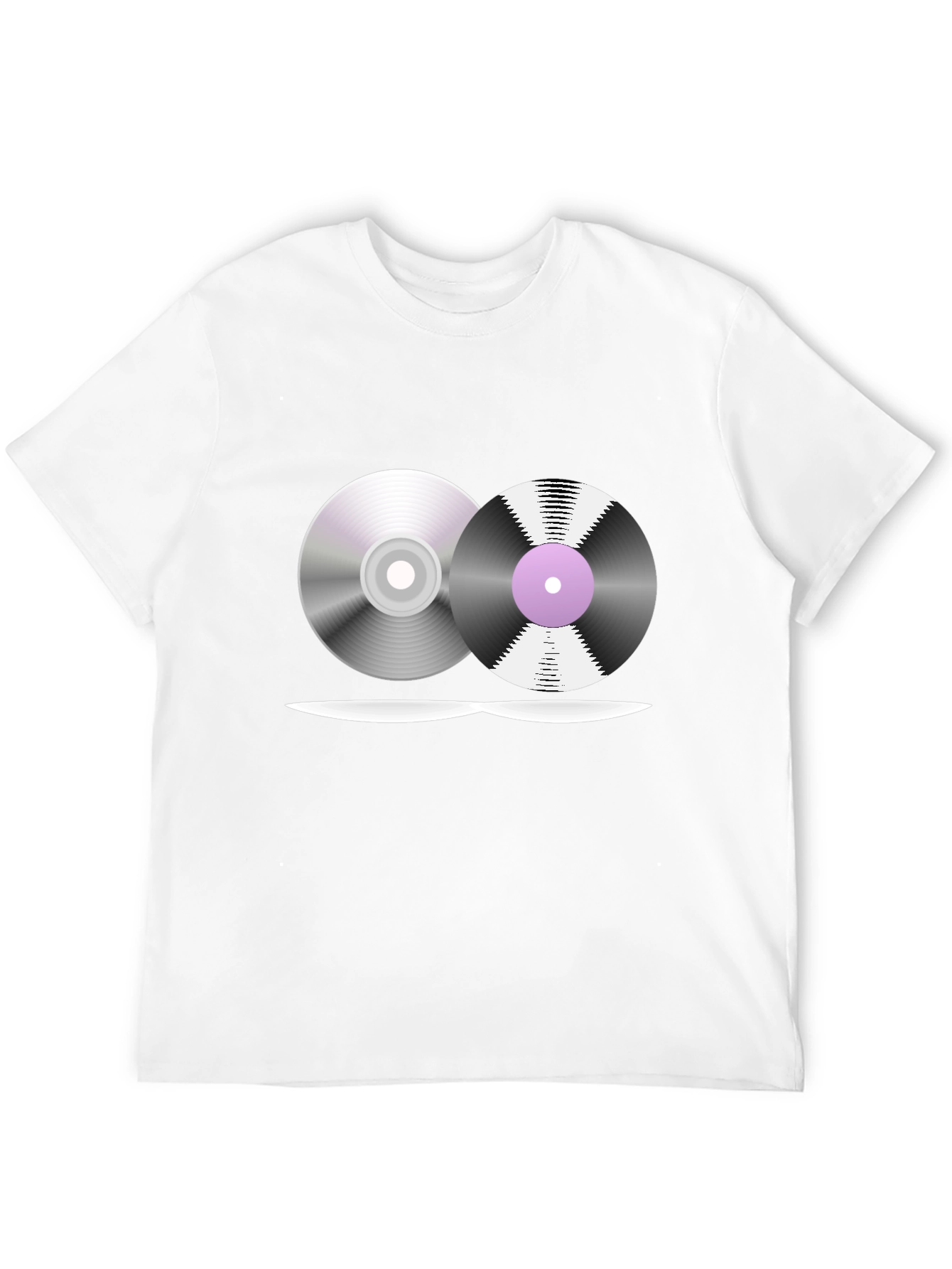 Retro Music T-Shirt - Vinyl & CD Design