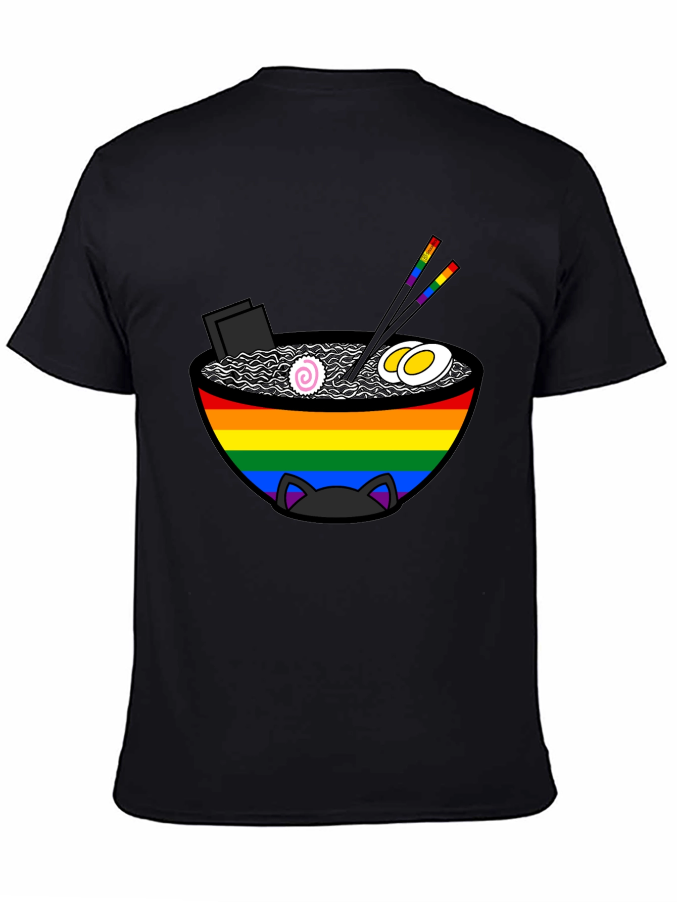 LGBTQ Ramen Cat T-Shirt