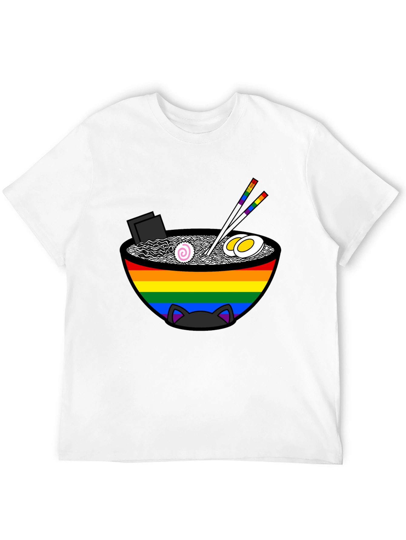 LGBTQ Ramen Cat T-Shirt