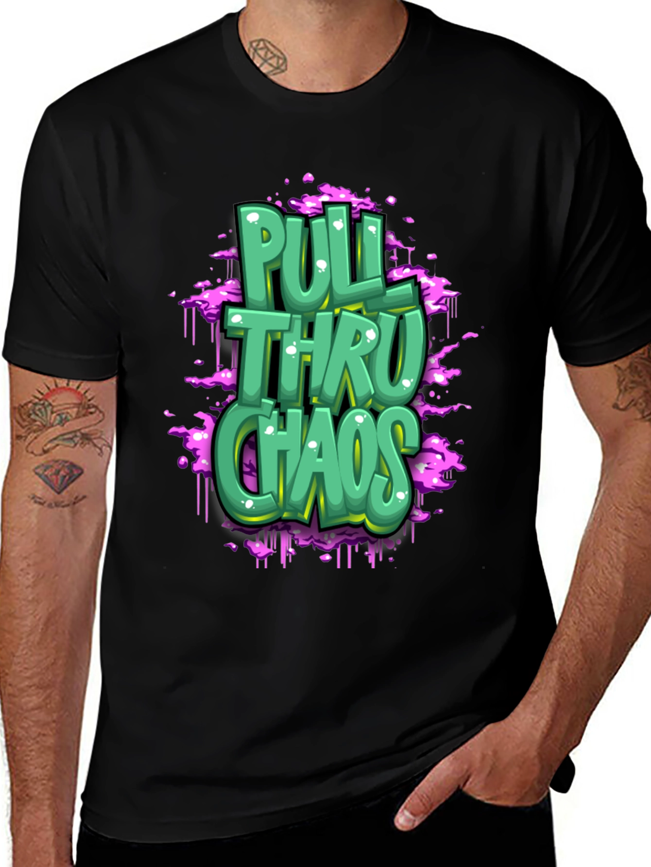 Pull Thru Chaos Graphic T-Shirt