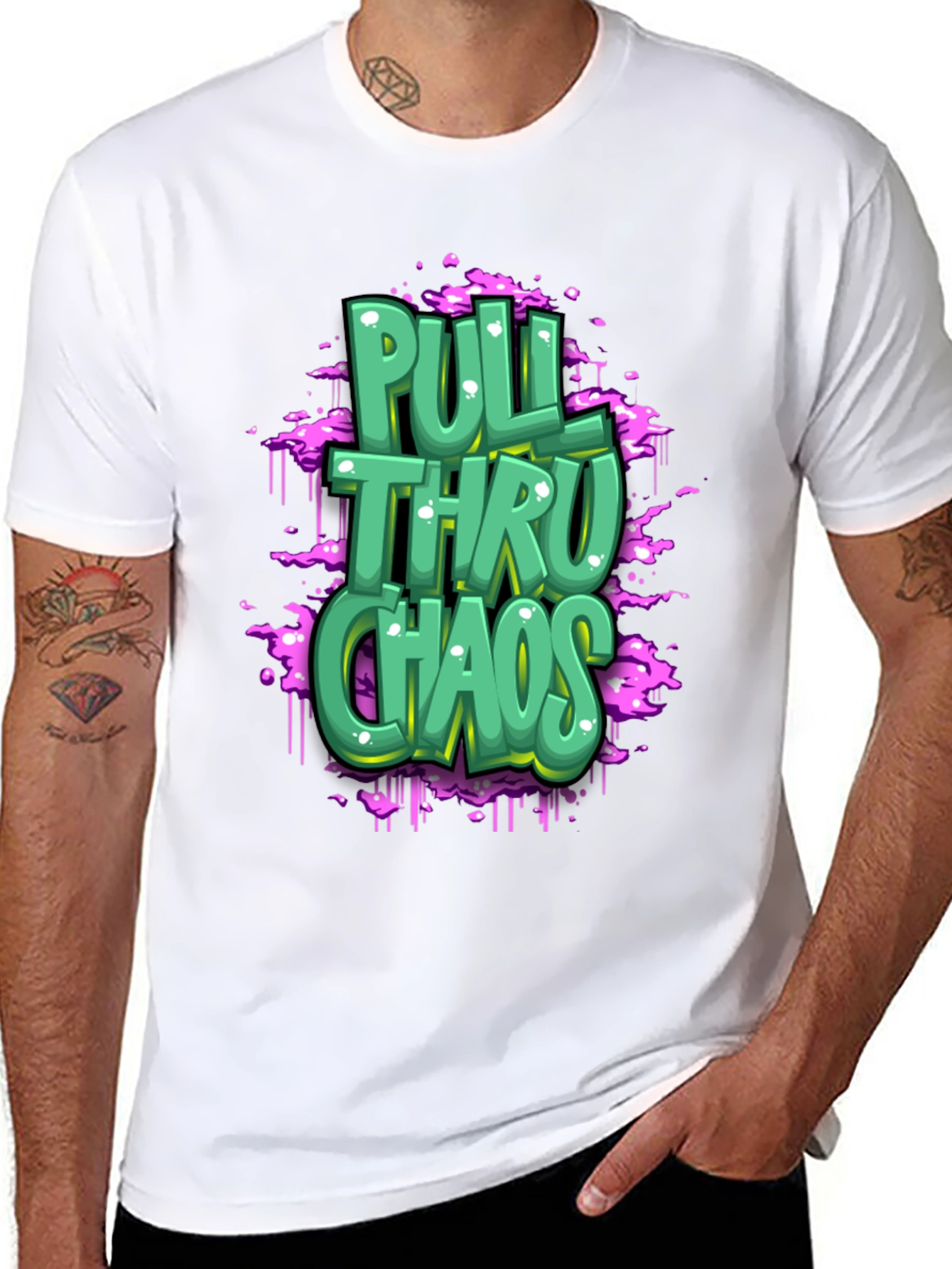 Pull Thru Chaos Graphic T-Shirt