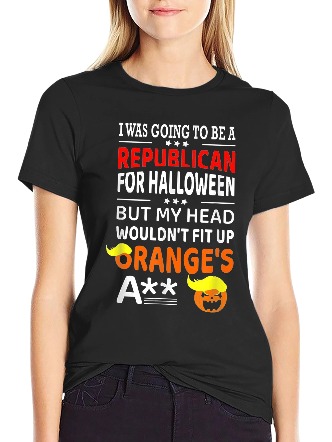 Funny Anti-Trump Halloween Republican T-Shirt
