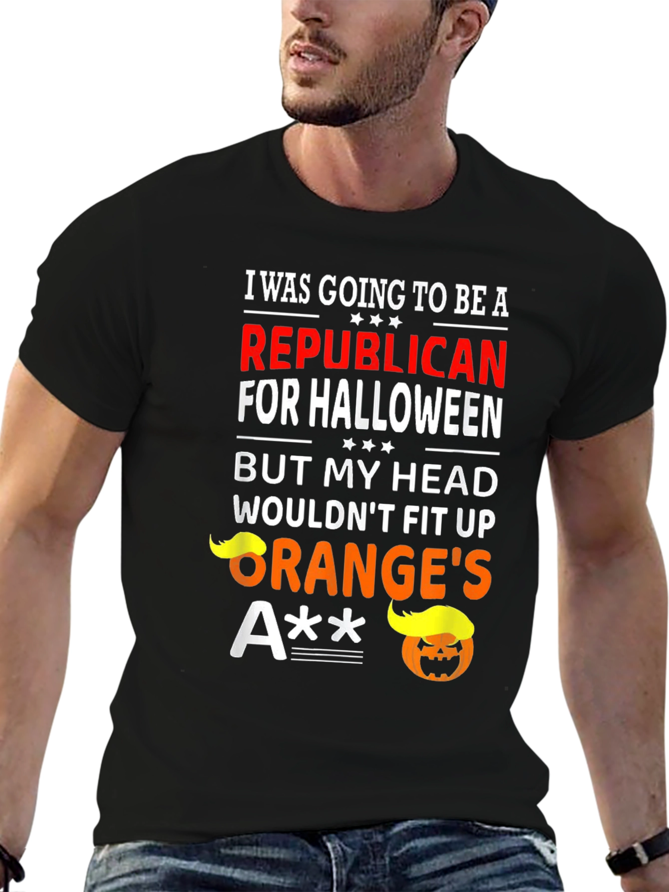 Funny Anti-Trump Halloween Republican T-Shirt