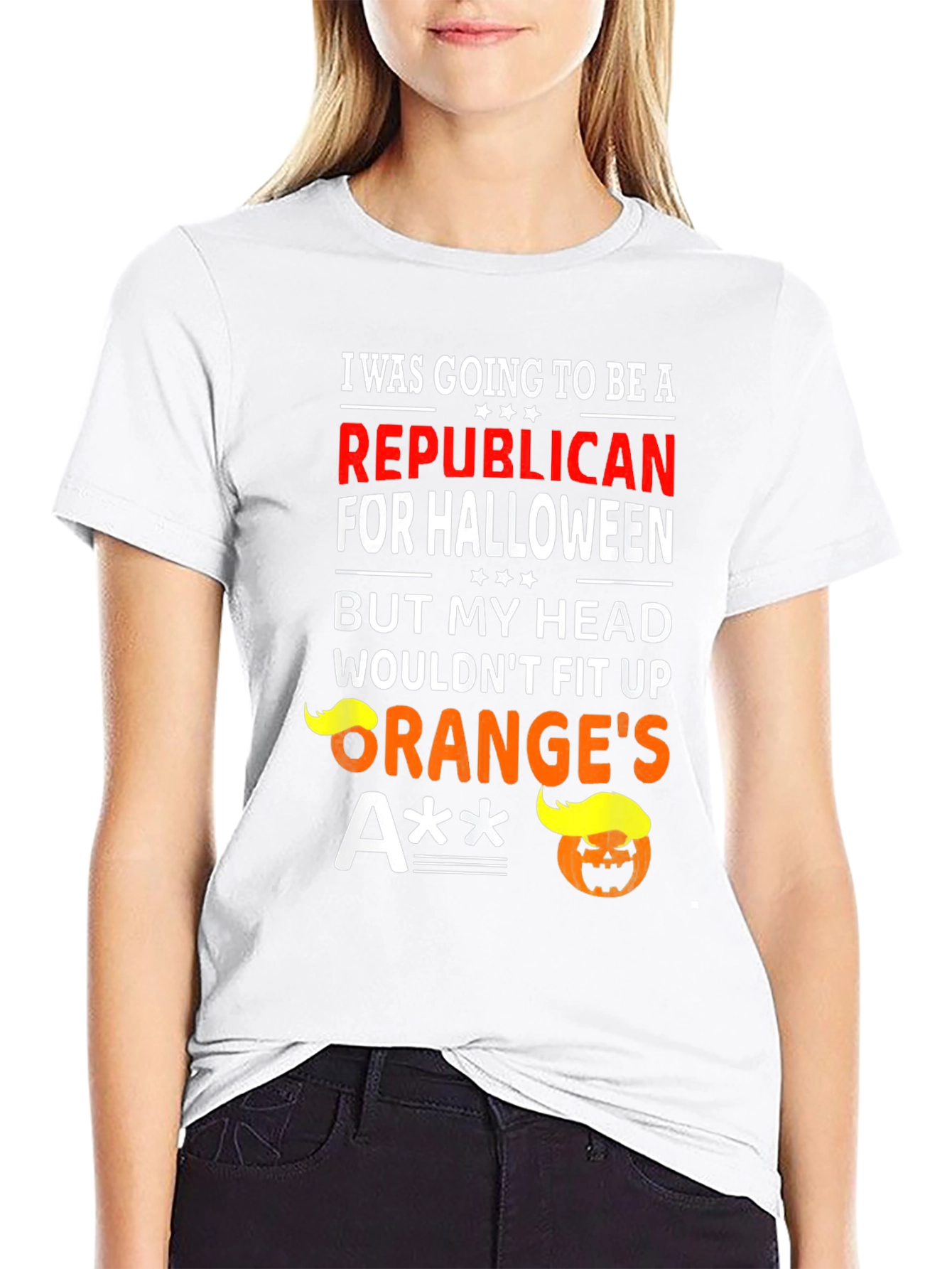 Funny Anti-Trump Halloween Republican T-Shirt