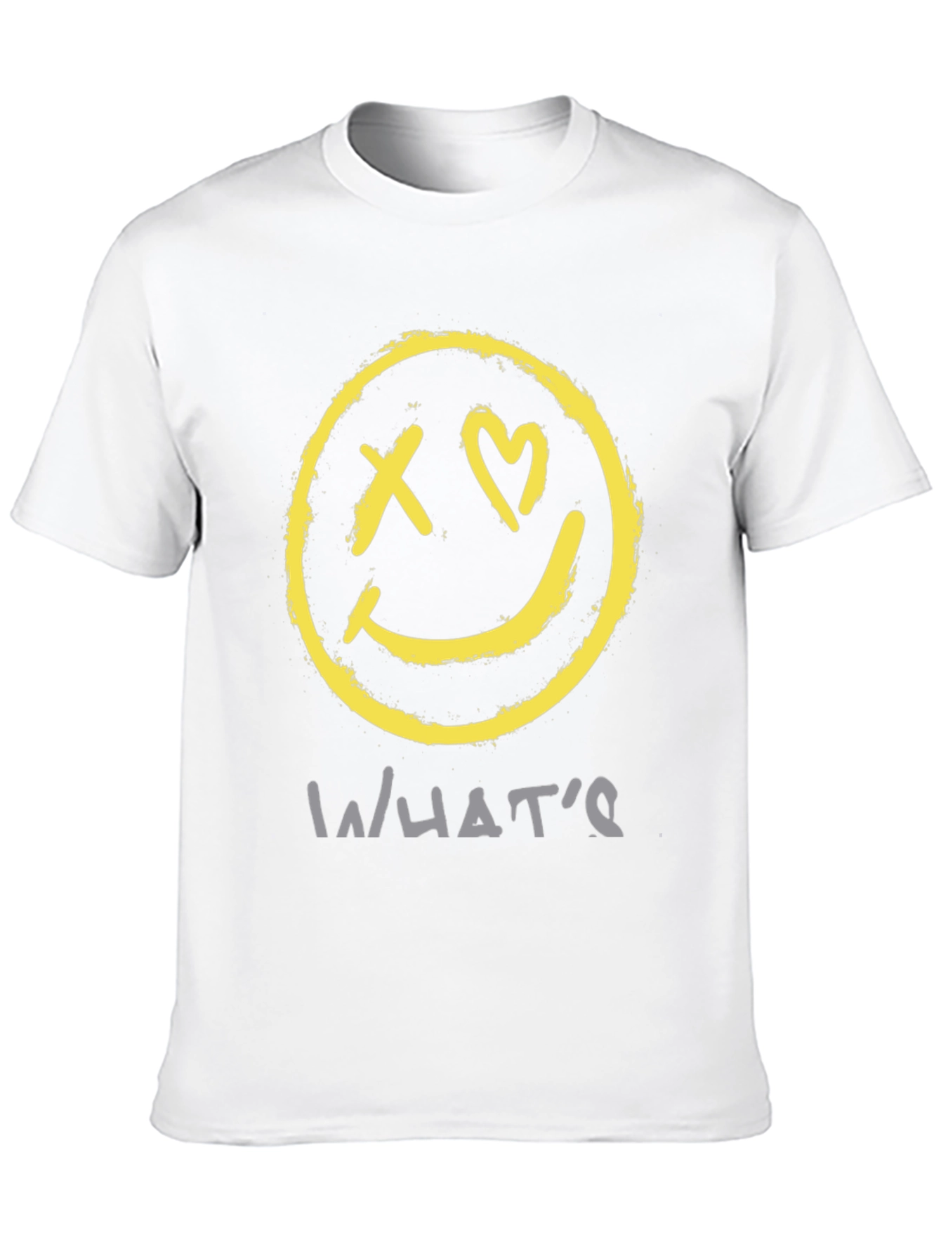 Smiley Face Graphic Tee - Whats Love?