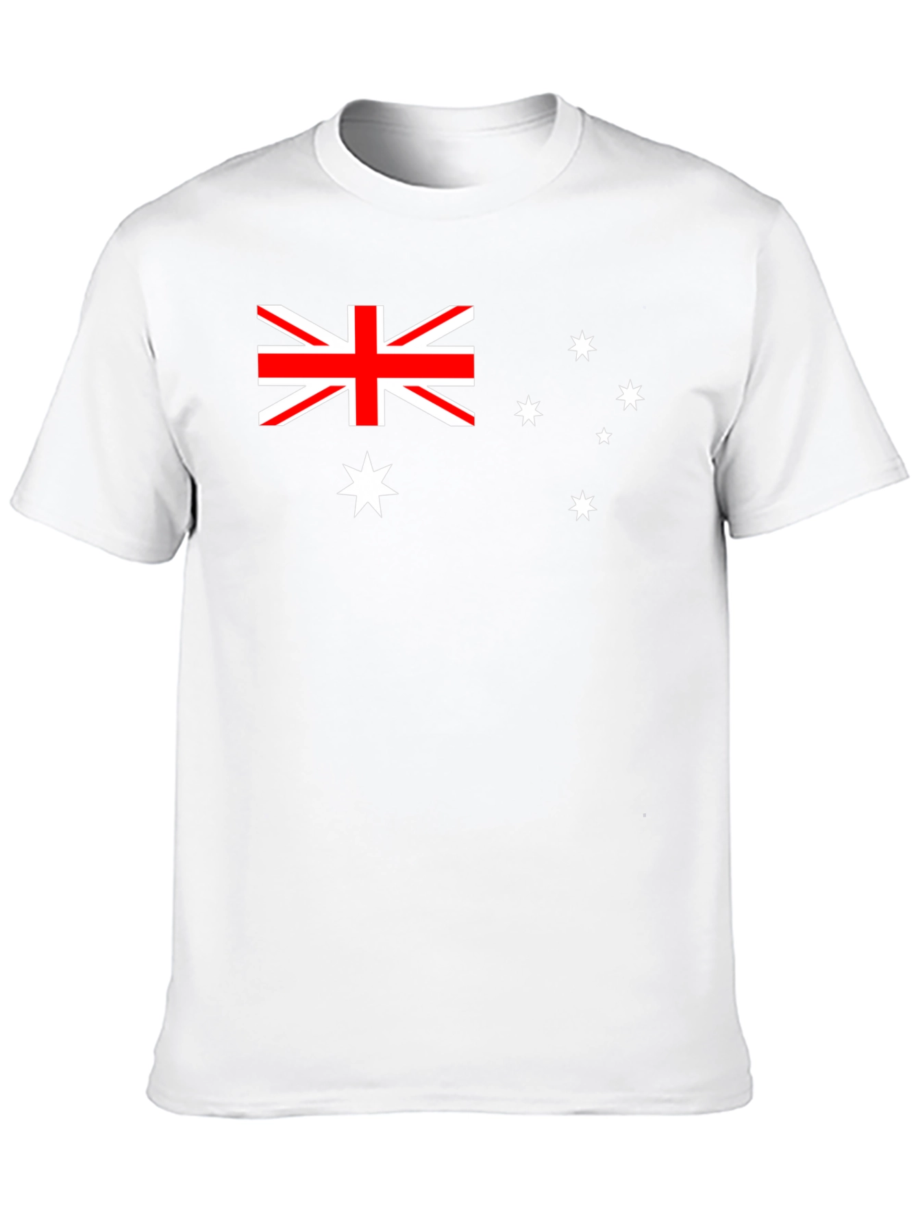 Australia Flag Graphic T-Shirt - Black