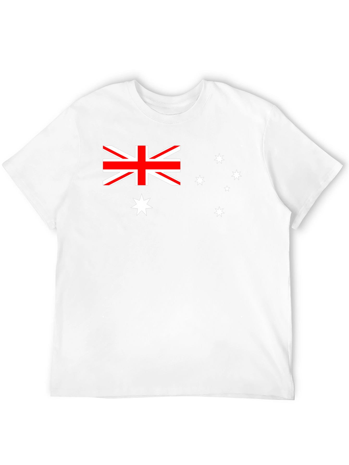 Australia Flag Graphic T-Shirt - Black