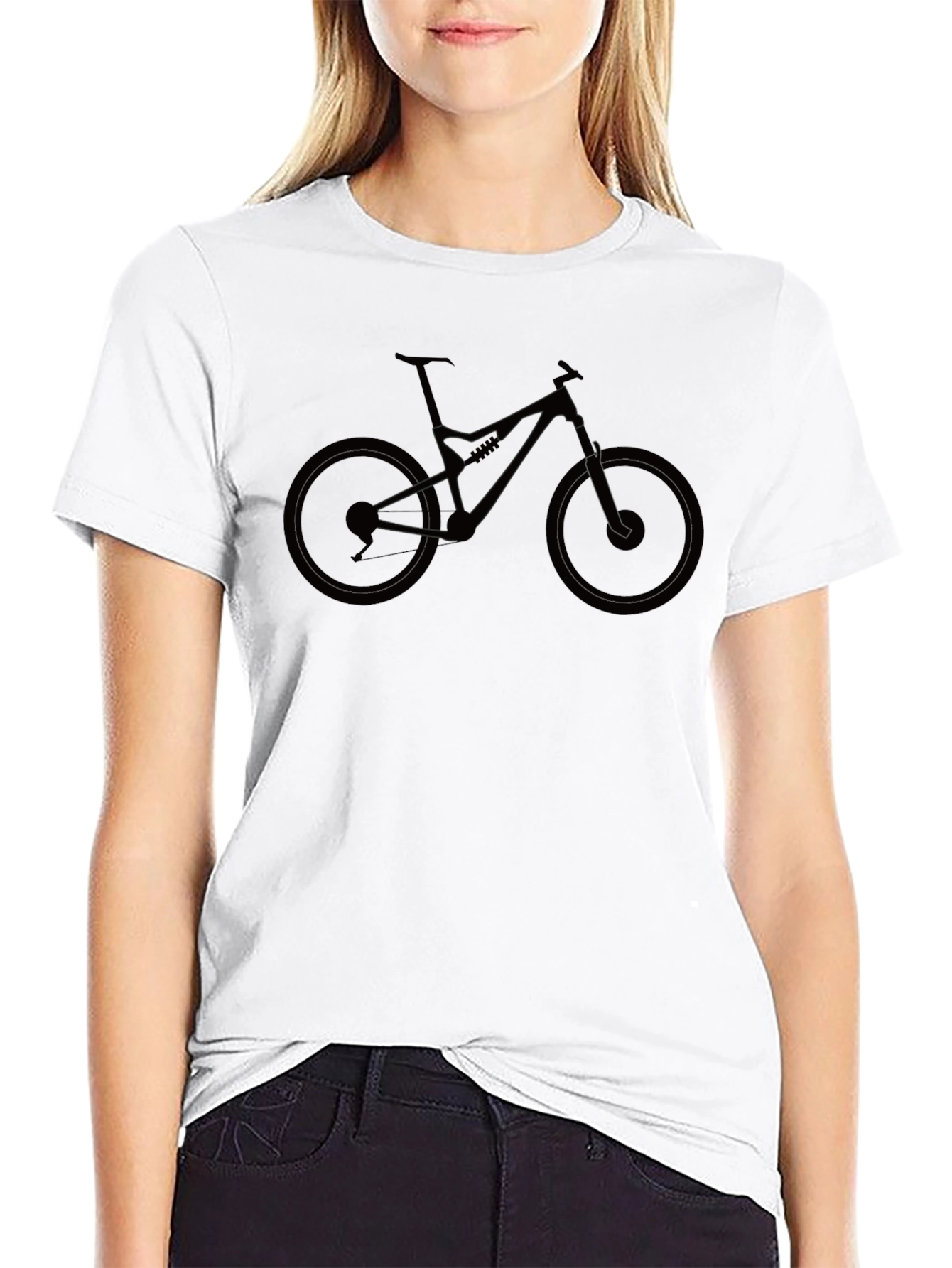 Mountain Bike Graphic Tee - Black