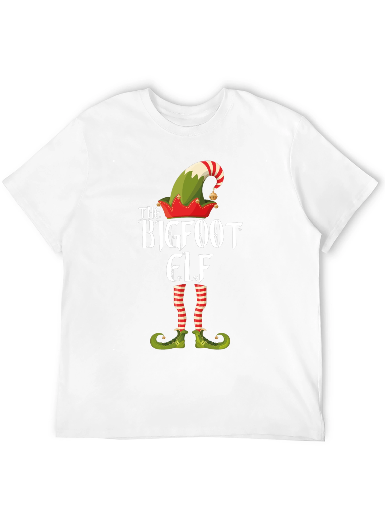 Bigfoot Elf Graphic Tee - Holiday Fun!