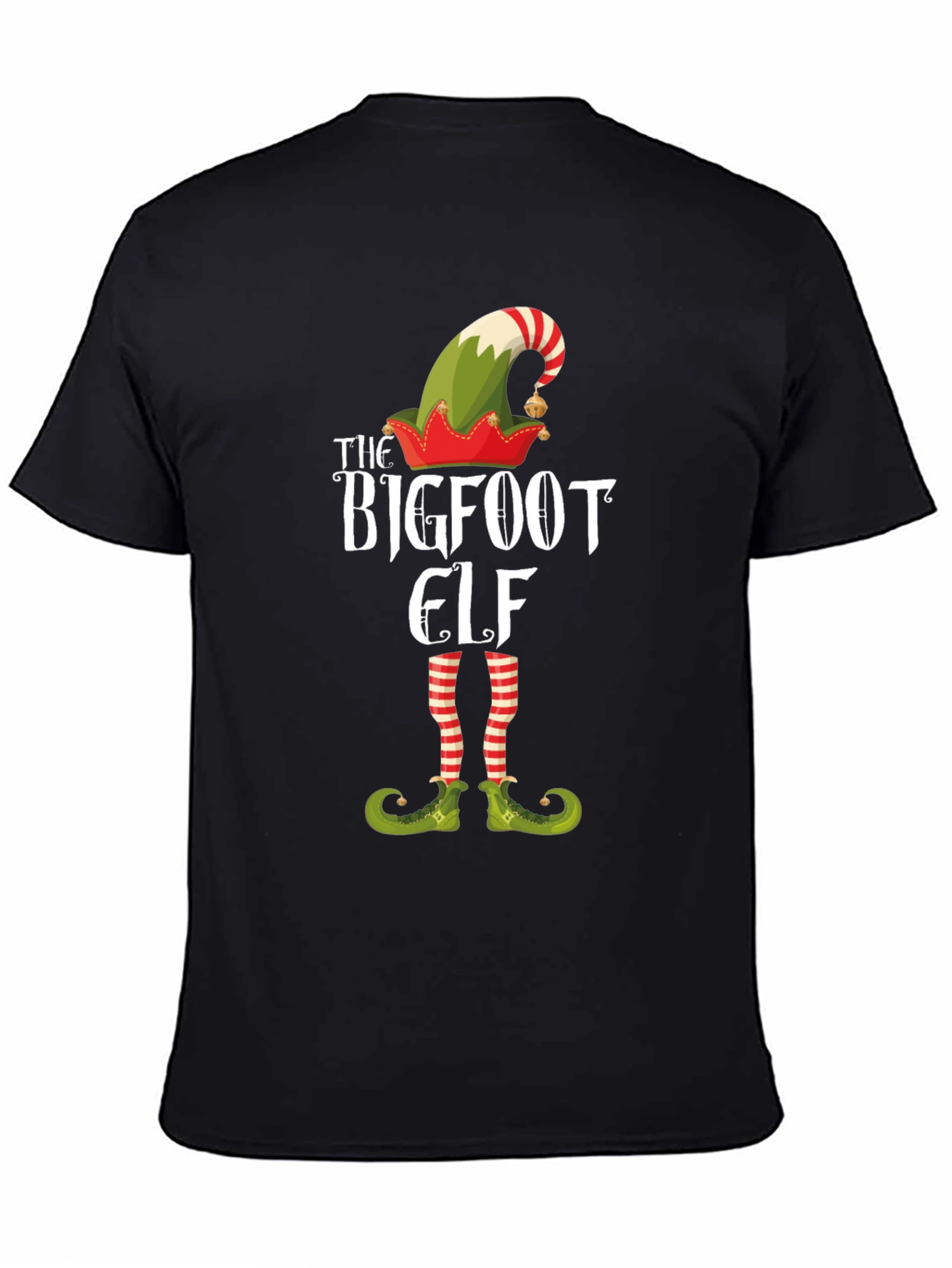 Bigfoot Elf Graphic Tee - Holiday Fun!