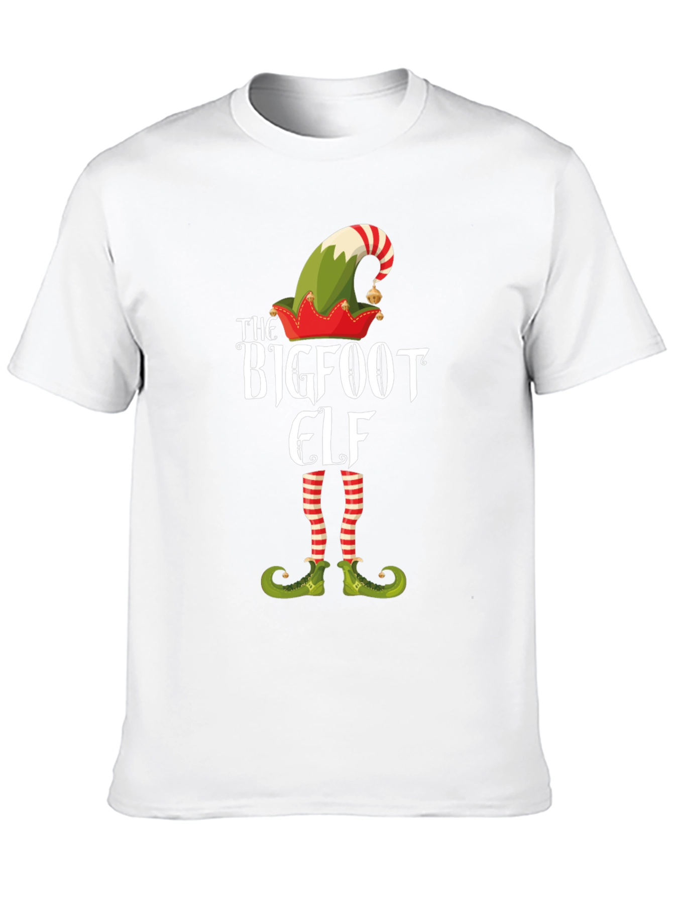 Bigfoot Elf Graphic Tee - Holiday Fun!