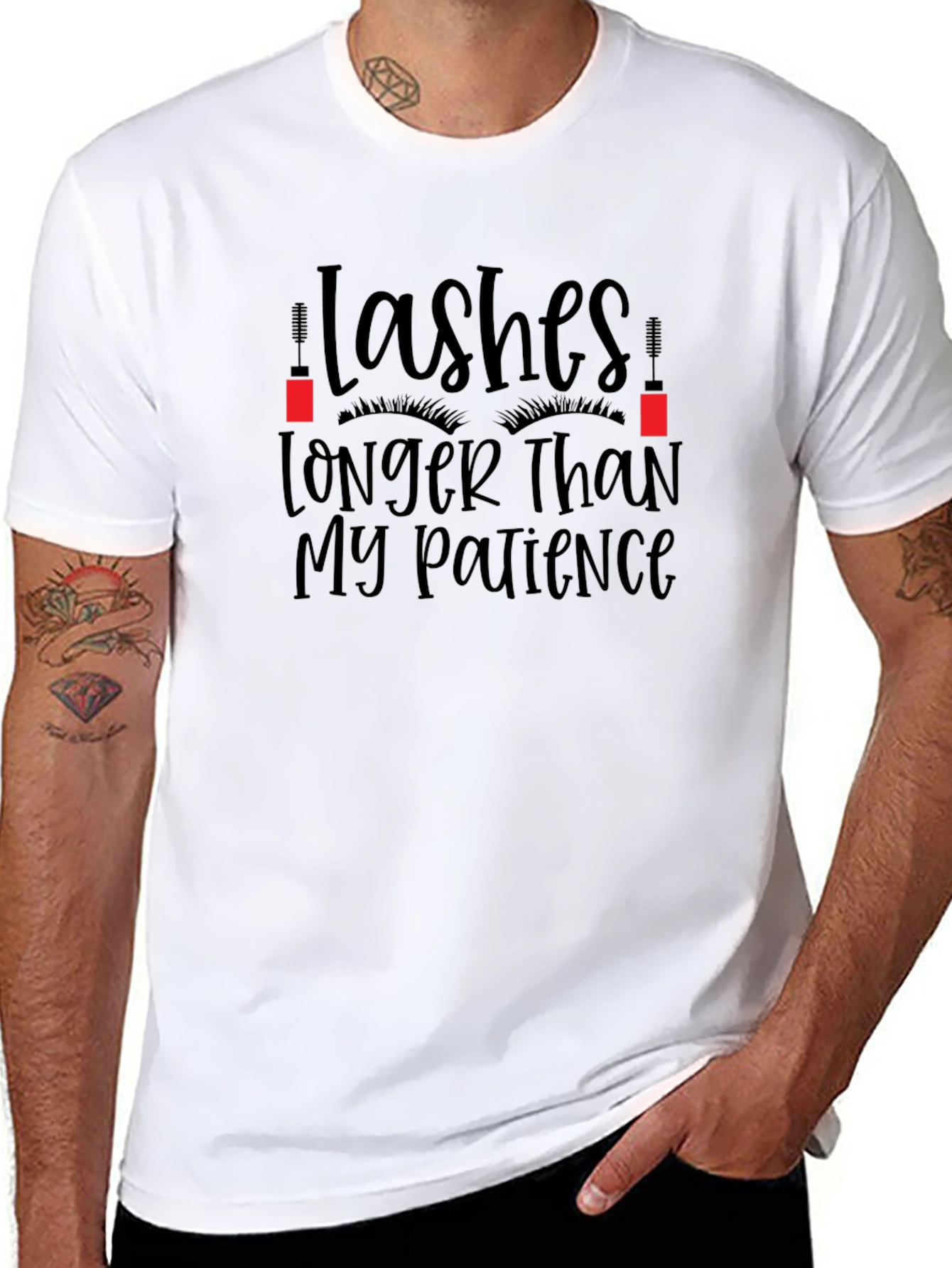 Lashes Longer Than My Patience Graphic Tee