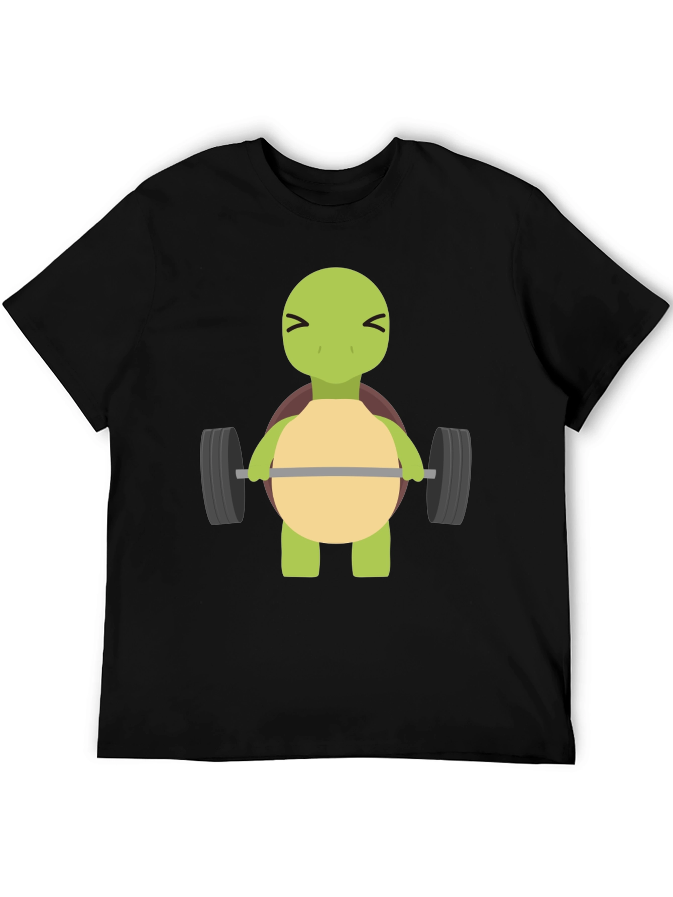 Turtle Lifting Weights T-Shirt - Funny Gym Tee