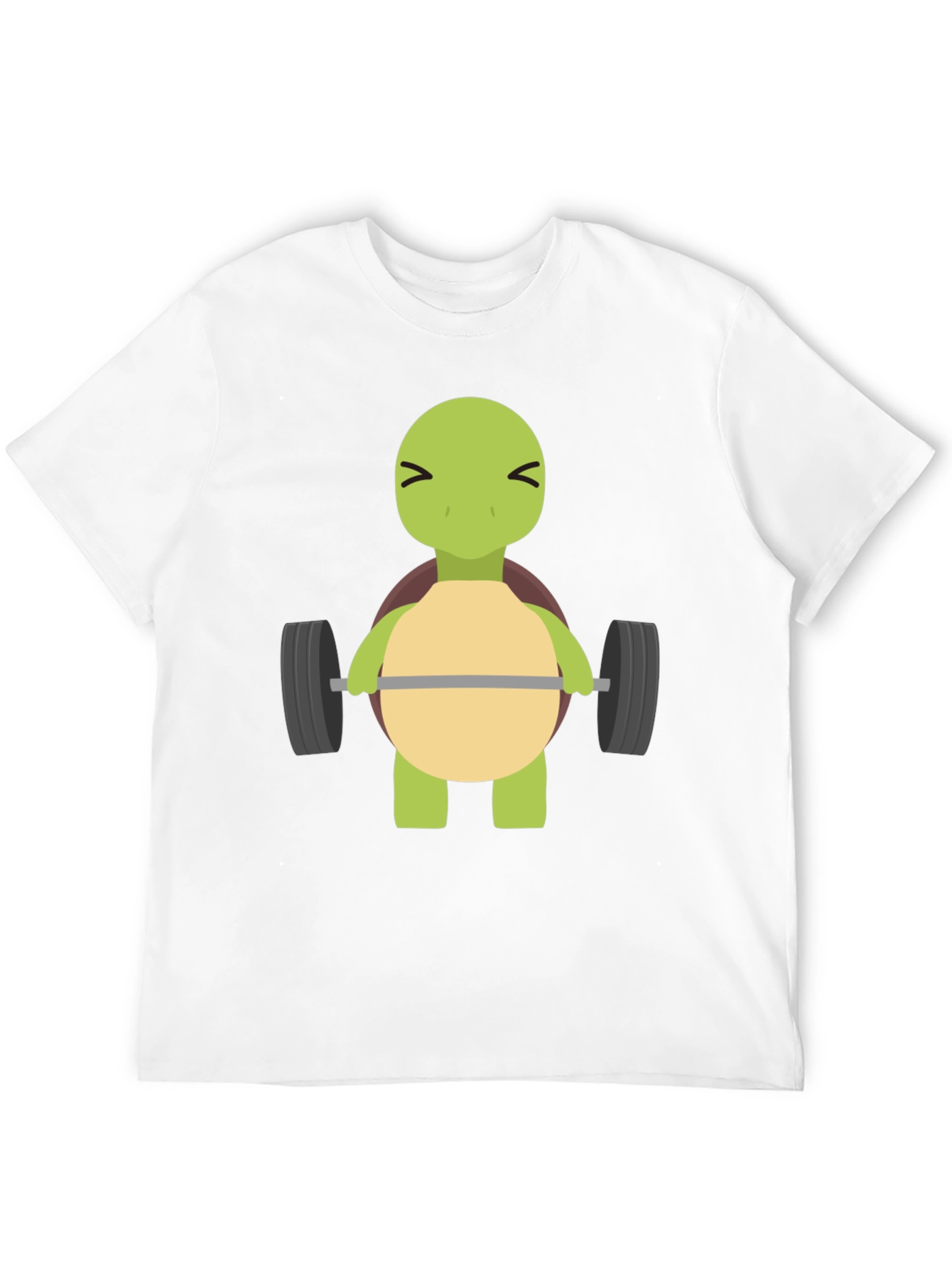 Turtle Lifting Weights T-Shirt - Funny Gym Tee