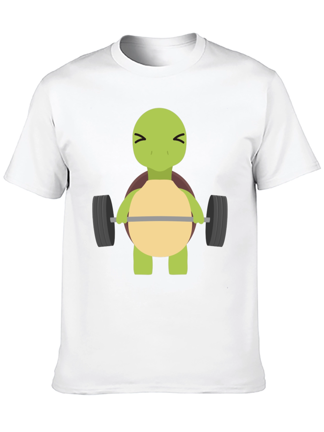 Turtle Lifting Weights T-Shirt - Funny Gym Tee