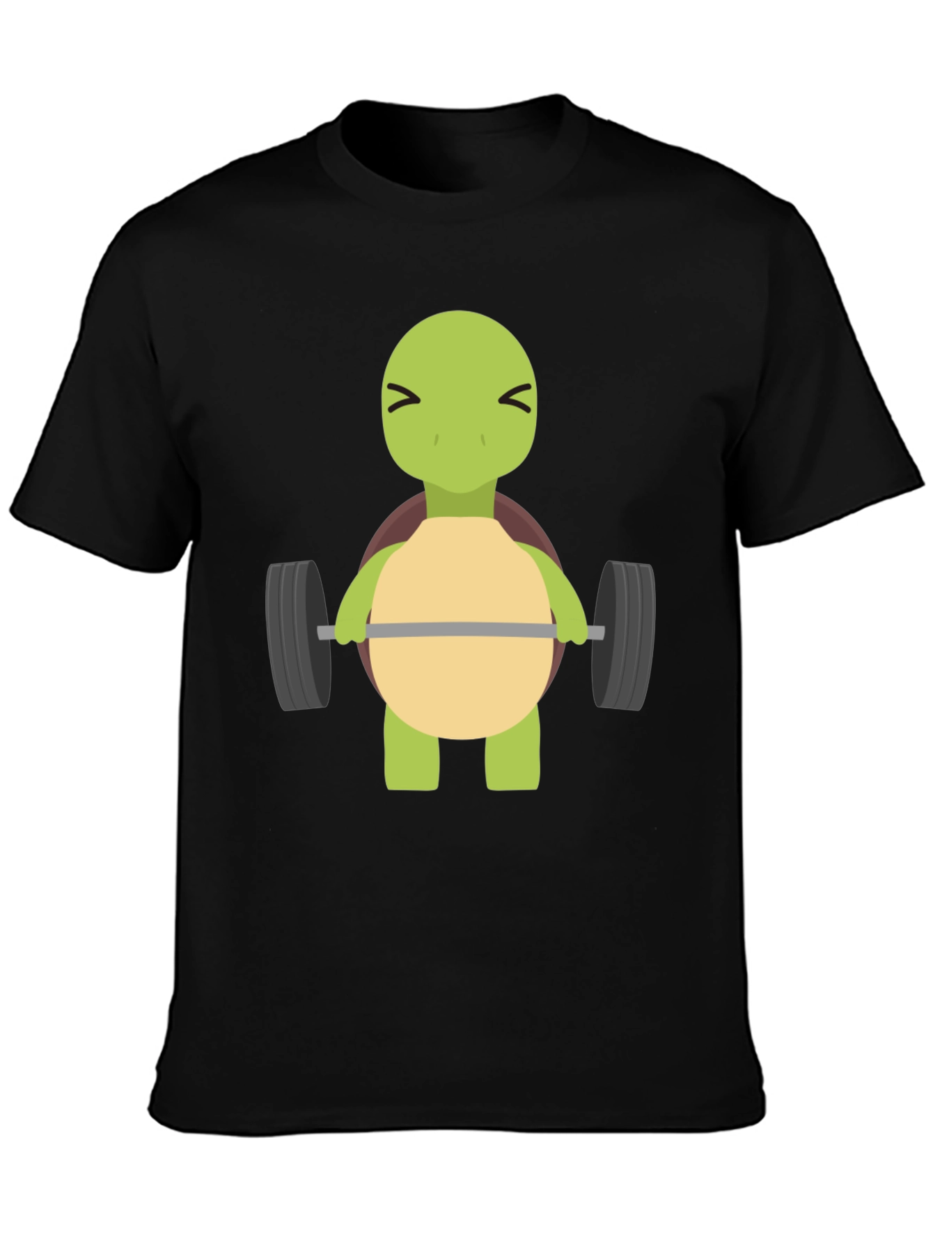 Turtle Lifting Weights T-Shirt - Funny Gym Tee