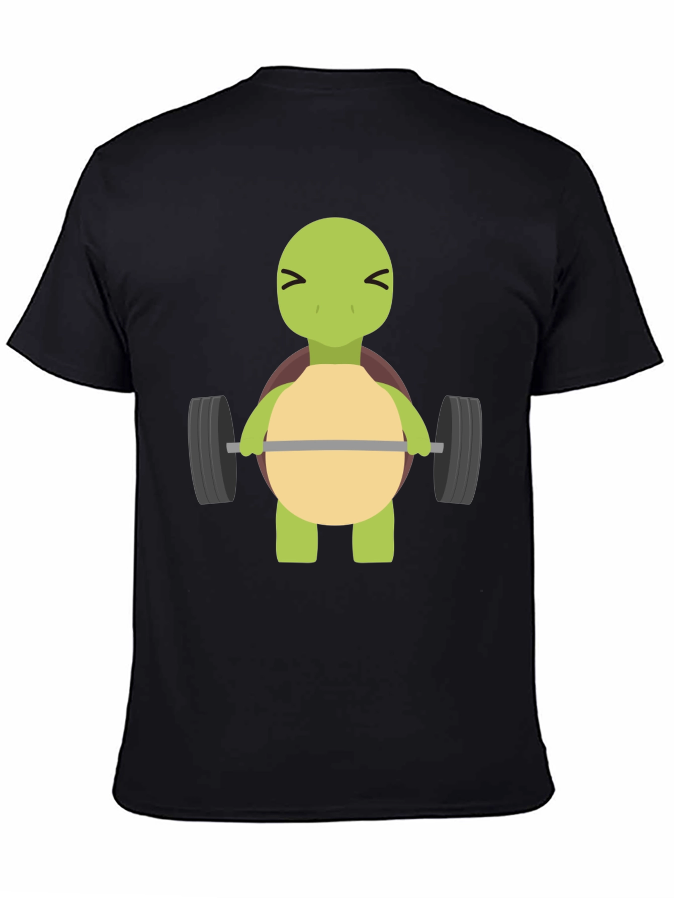 Turtle Lifting Weights T-Shirt - Funny Gym Tee