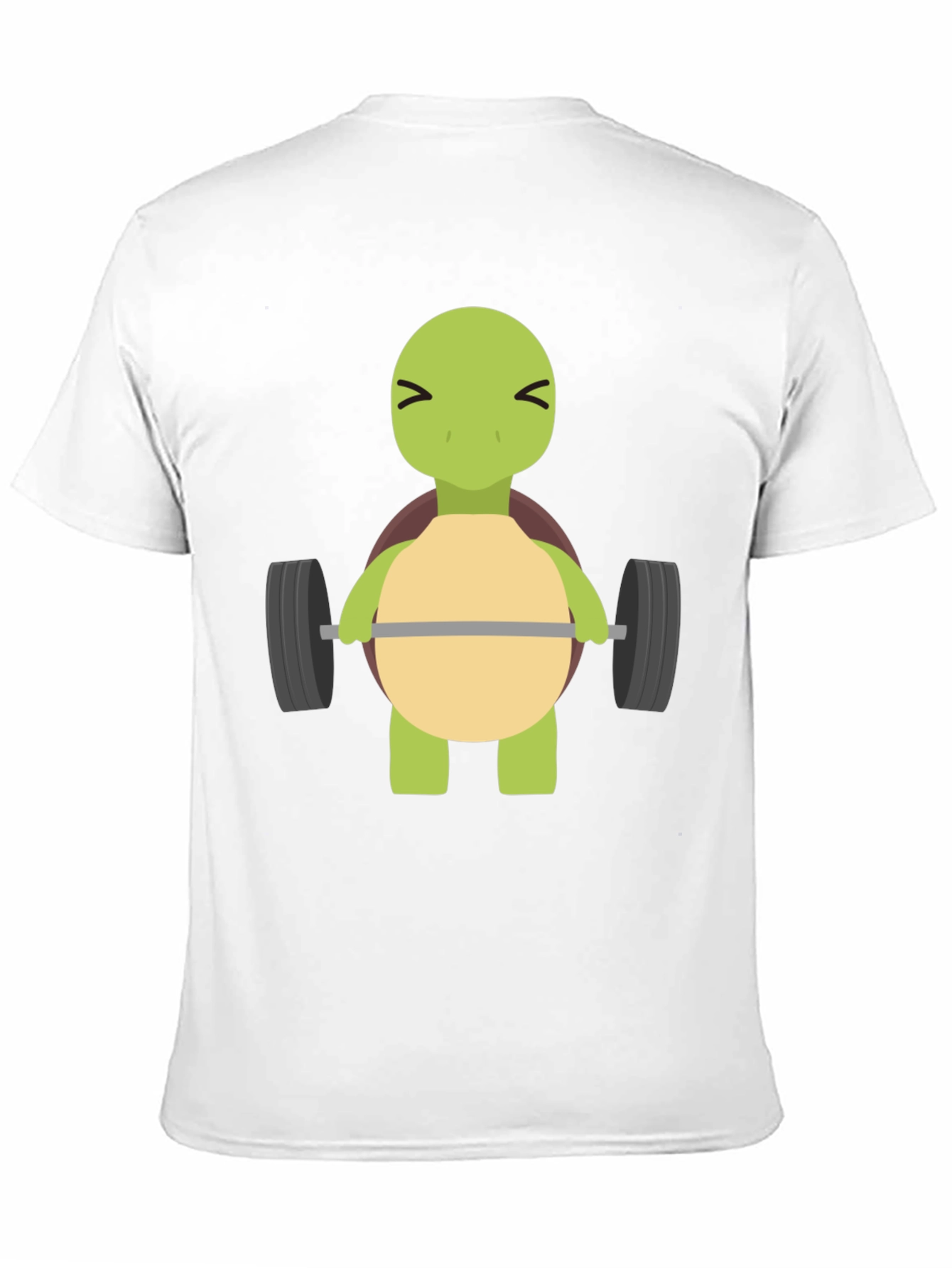 Turtle Lifting Weights T-Shirt - Funny Gym Tee