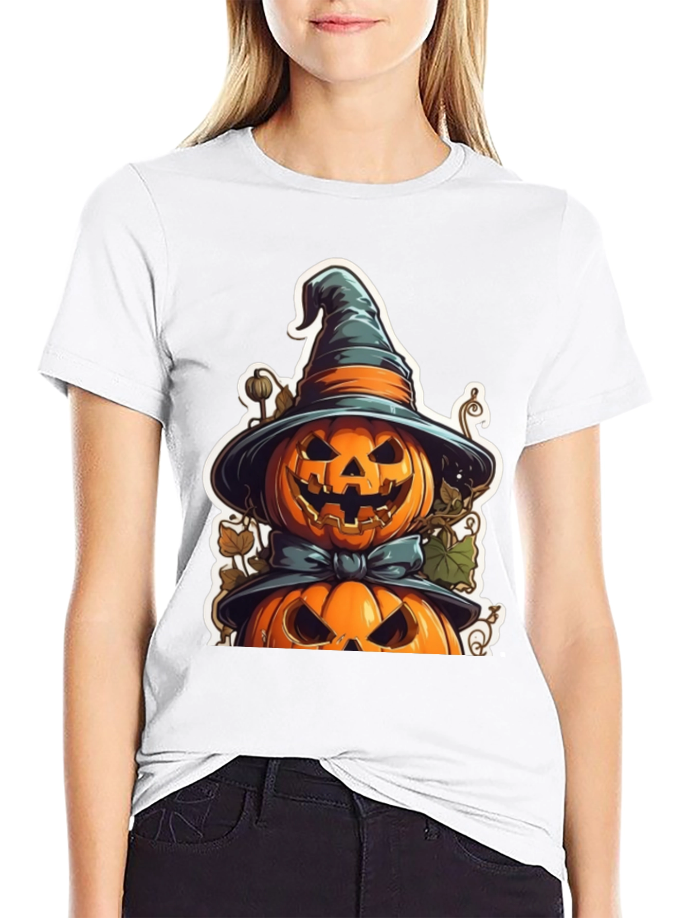 Spooky Pumpkin Halloween T-Shirt