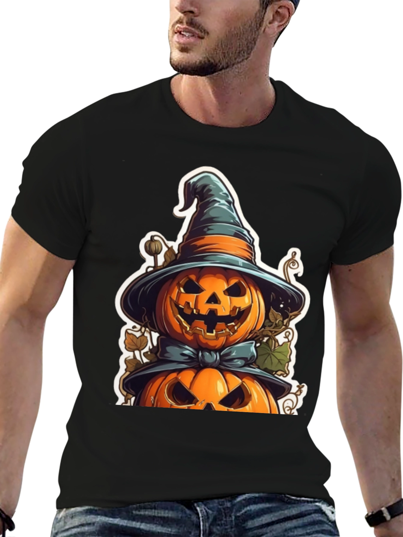 Spooky Pumpkin Halloween T-Shirt
