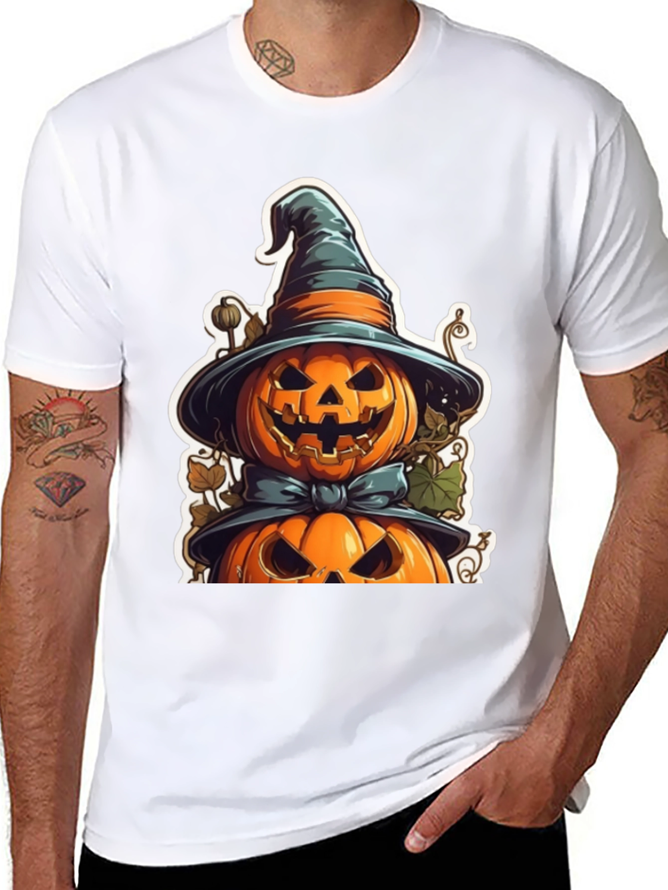 Spooky Pumpkin Halloween T-Shirt