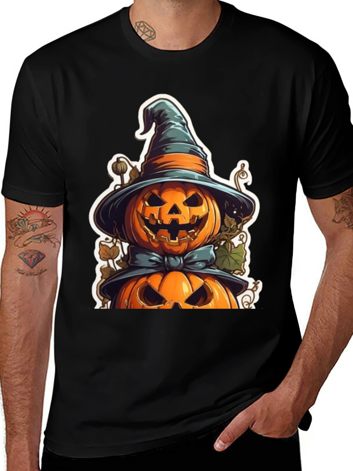 Spooky Pumpkin Halloween T-Shirt