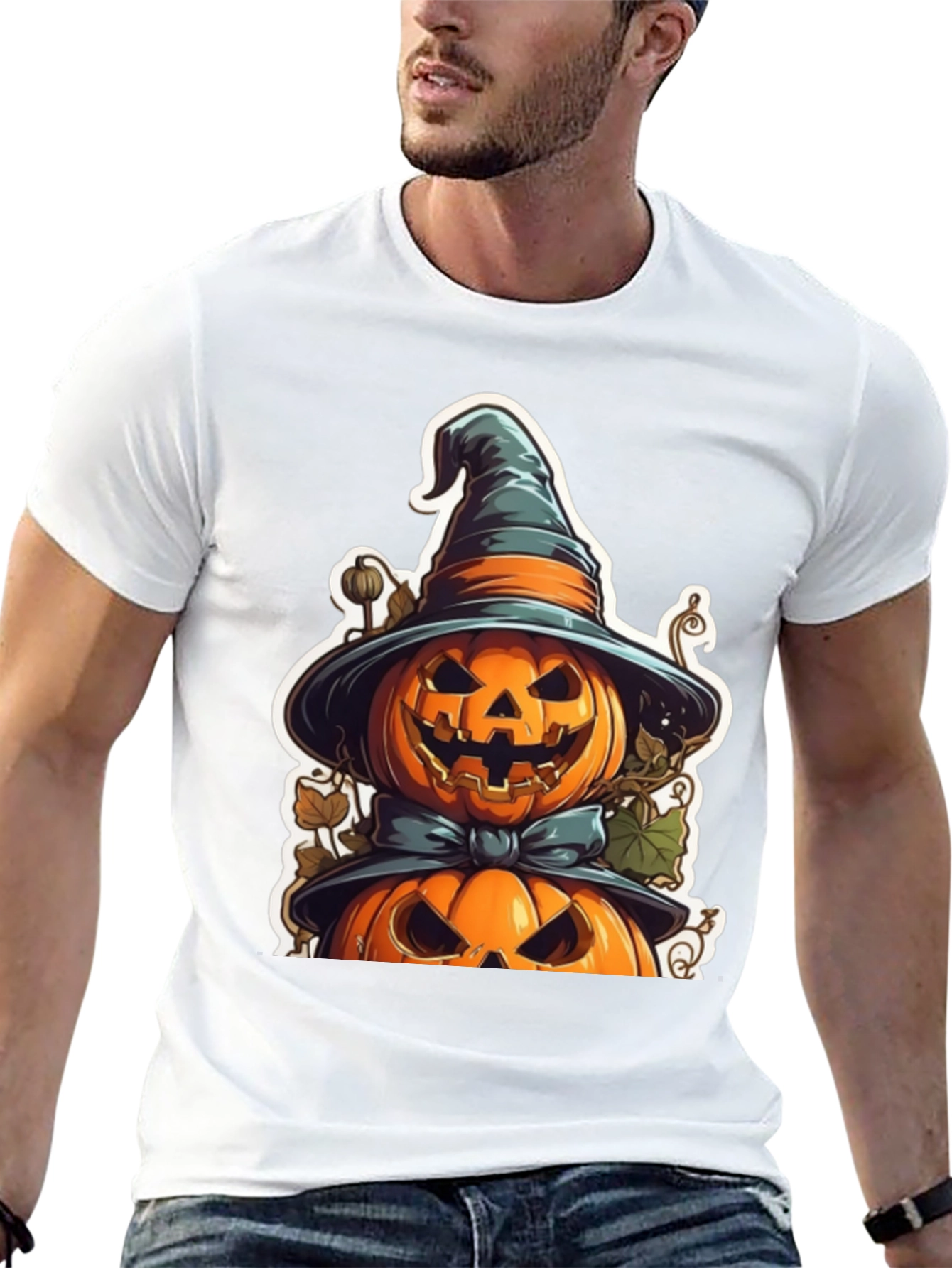Spooky Pumpkin Halloween T-Shirt