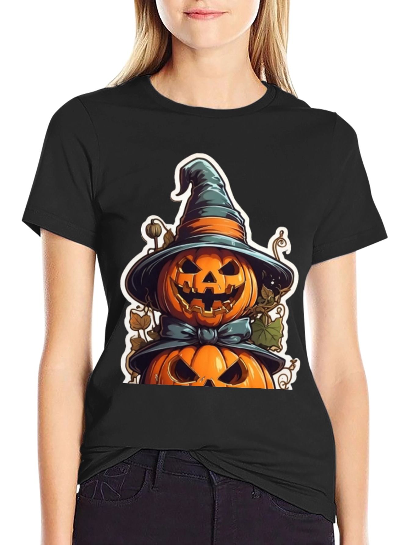 Spooky Pumpkin Halloween T-Shirt