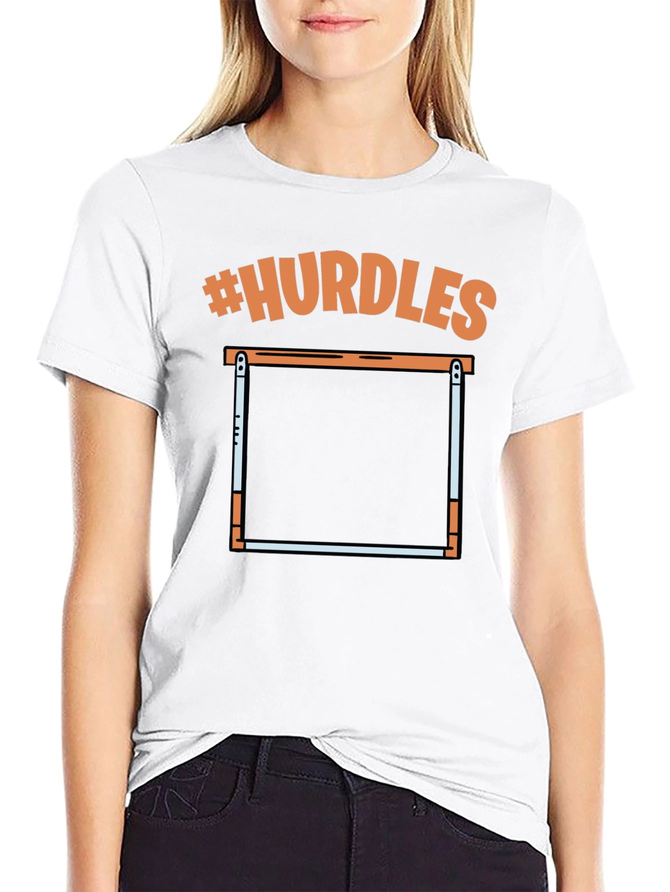 Hurdles Graphic T-Shirt - Athletic Tee
