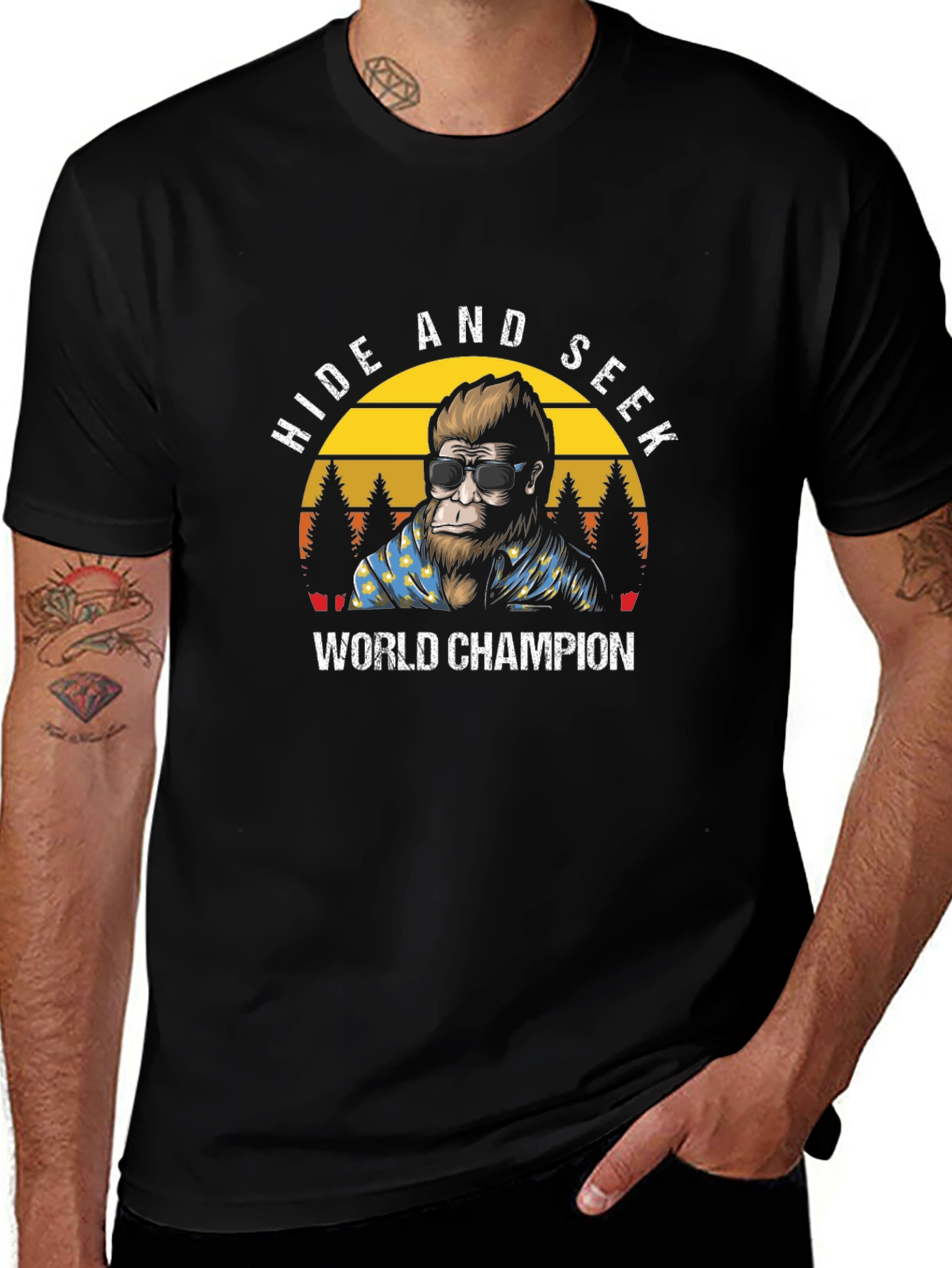Hide and Seek World Champion Bigfoot T-Shirt