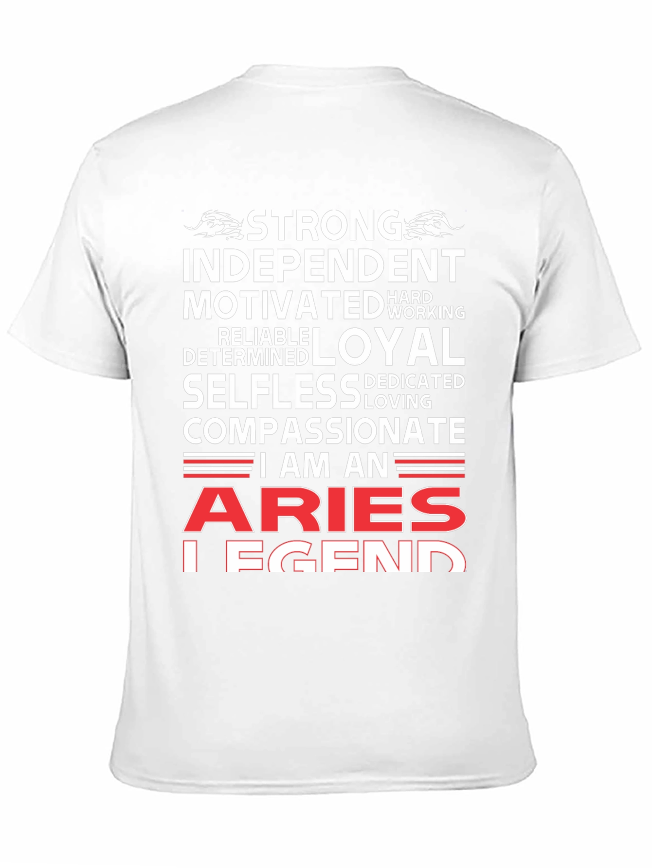 Aries Legend T-Shirt - Strong Independent Motivated