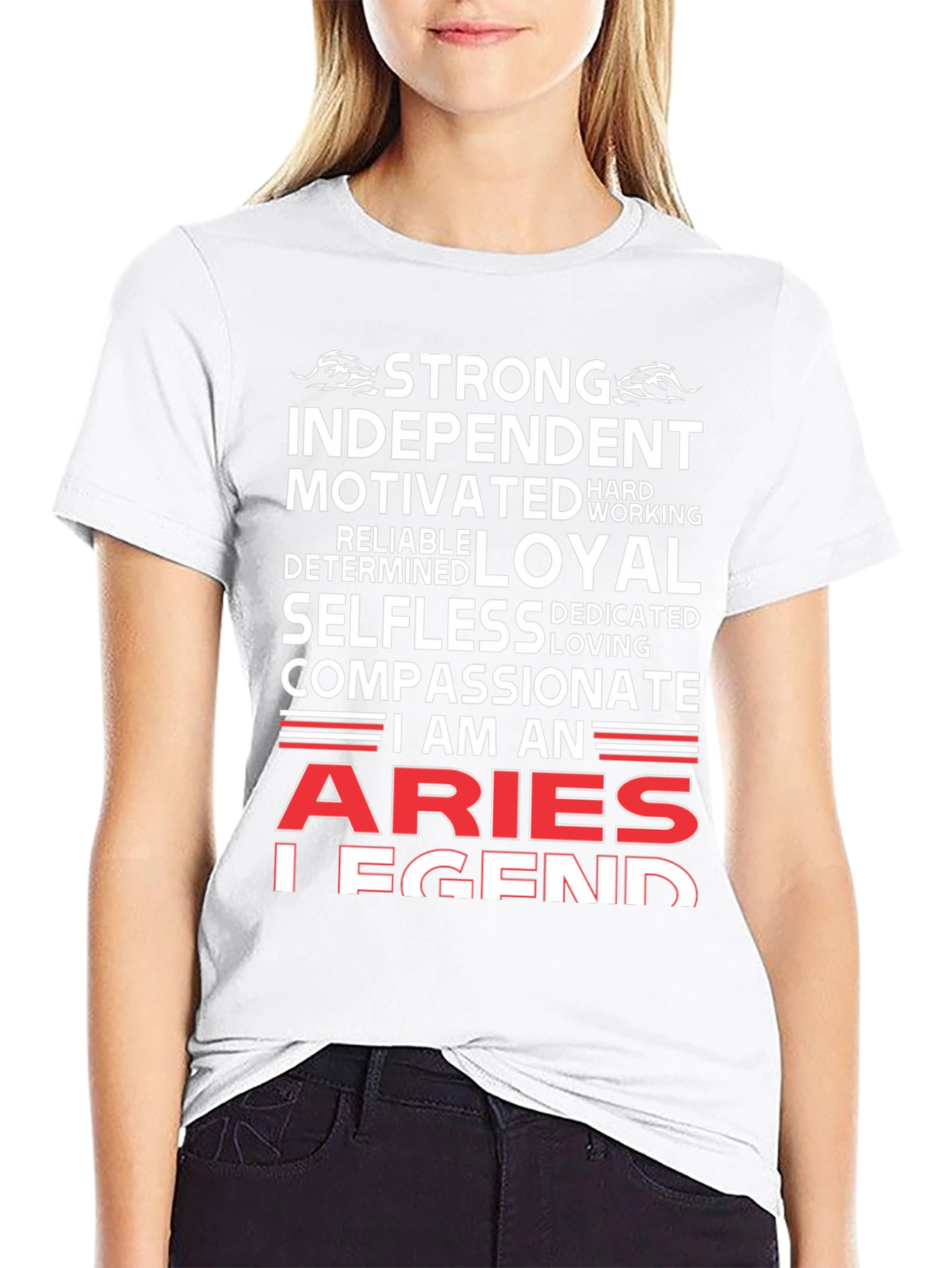 Aries Legend T-Shirt - Strong Independent Motivated