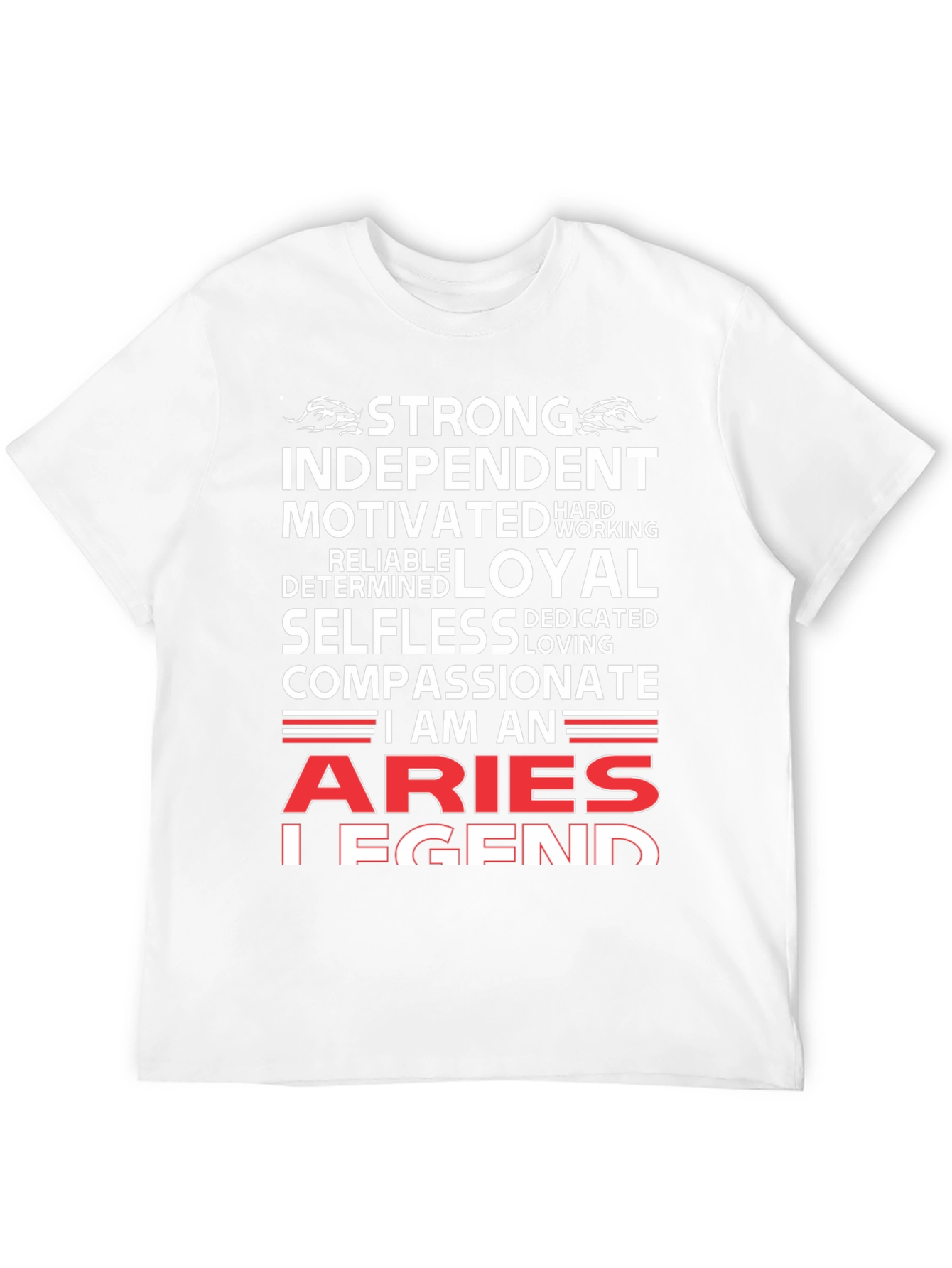 Aries Legend T-Shirt - Strong Independent Motivated