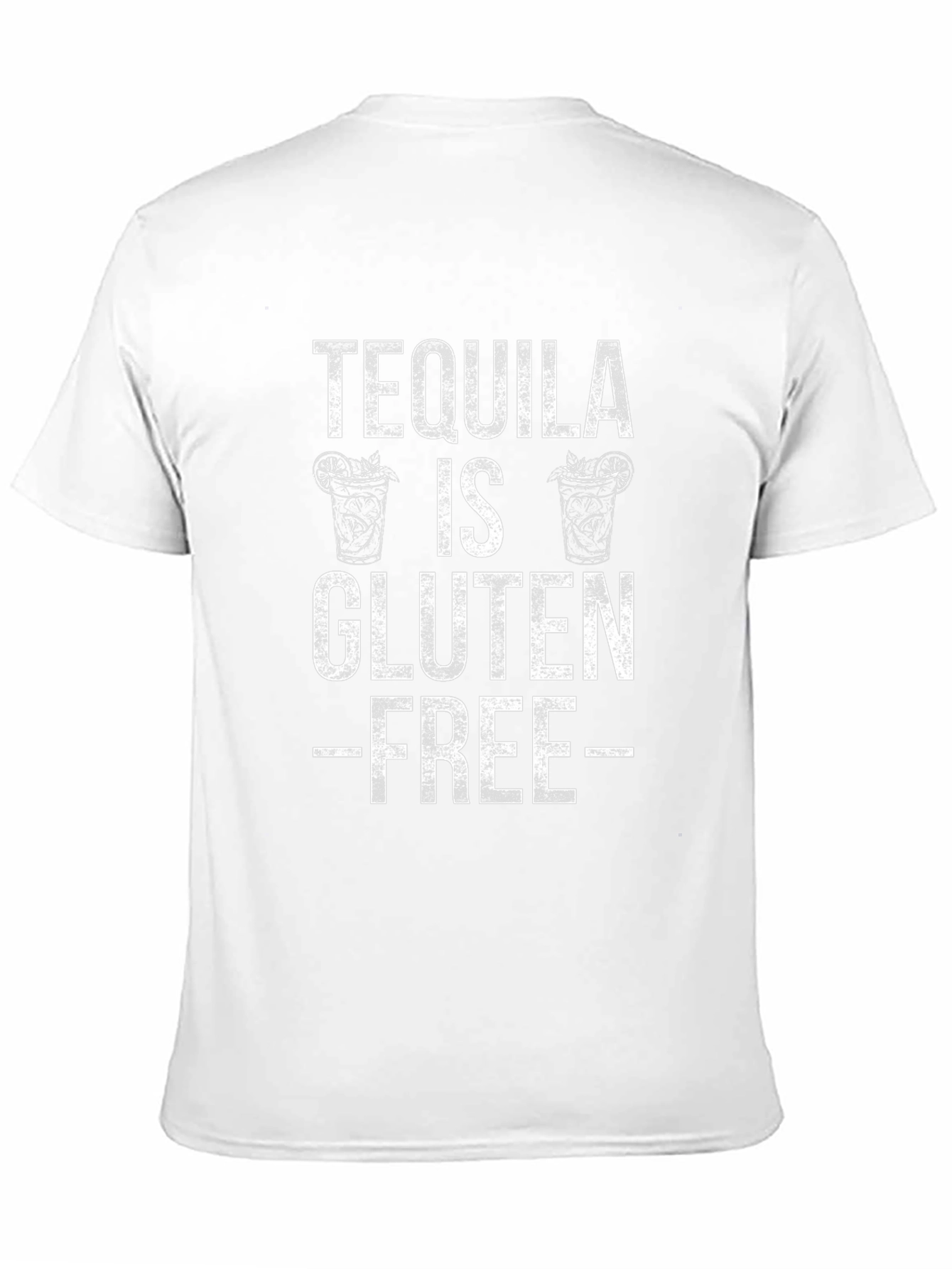 Tequila is Gluten Free Black Graphic Tee