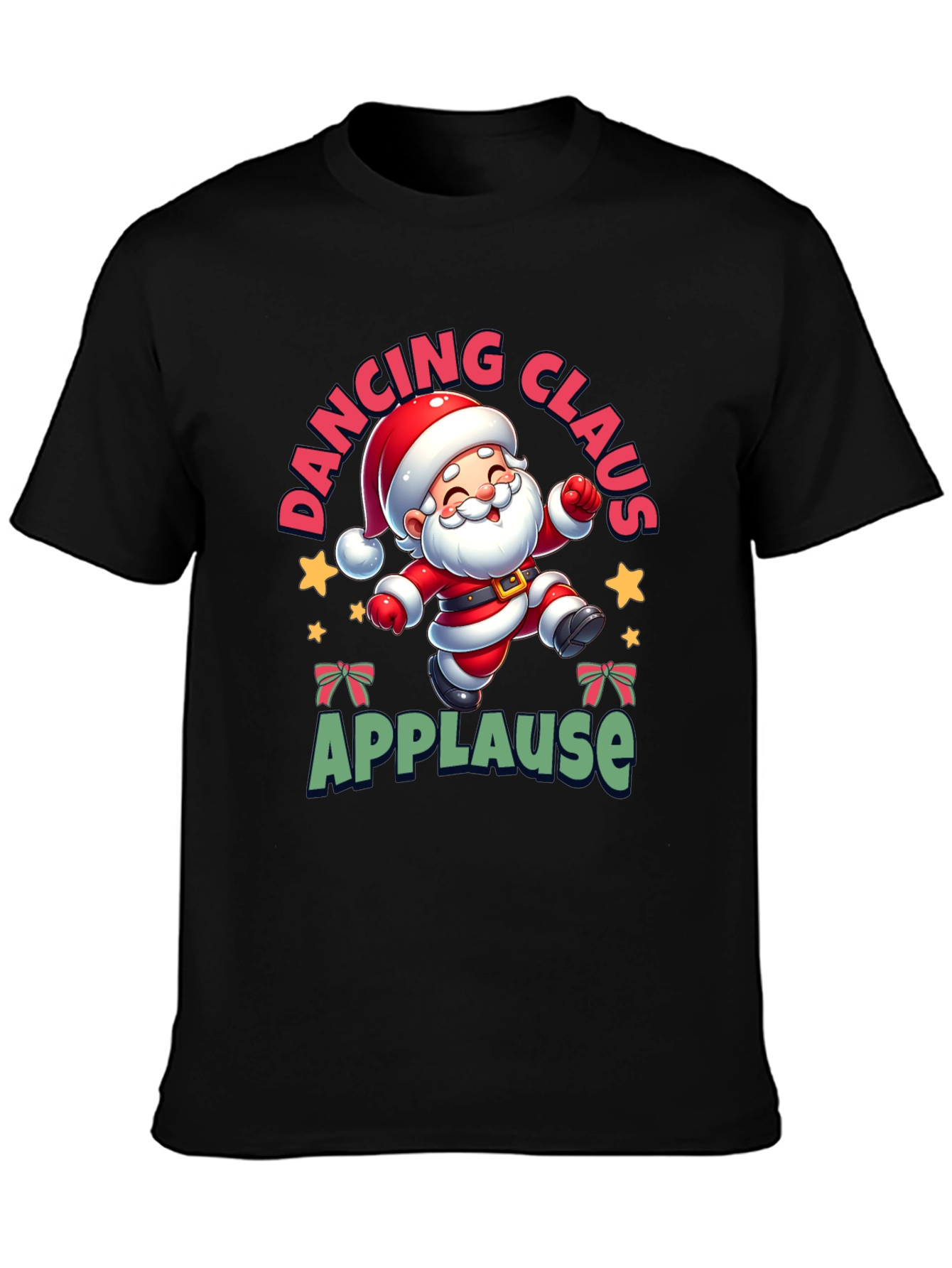 Dancing Santa Tee - Festive Holiday Cheer