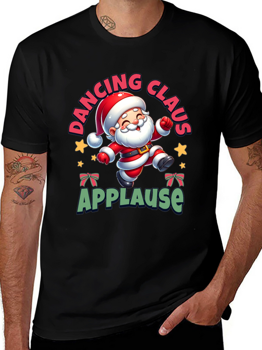 Dancing Santa Tee - Festive Holiday Cheer