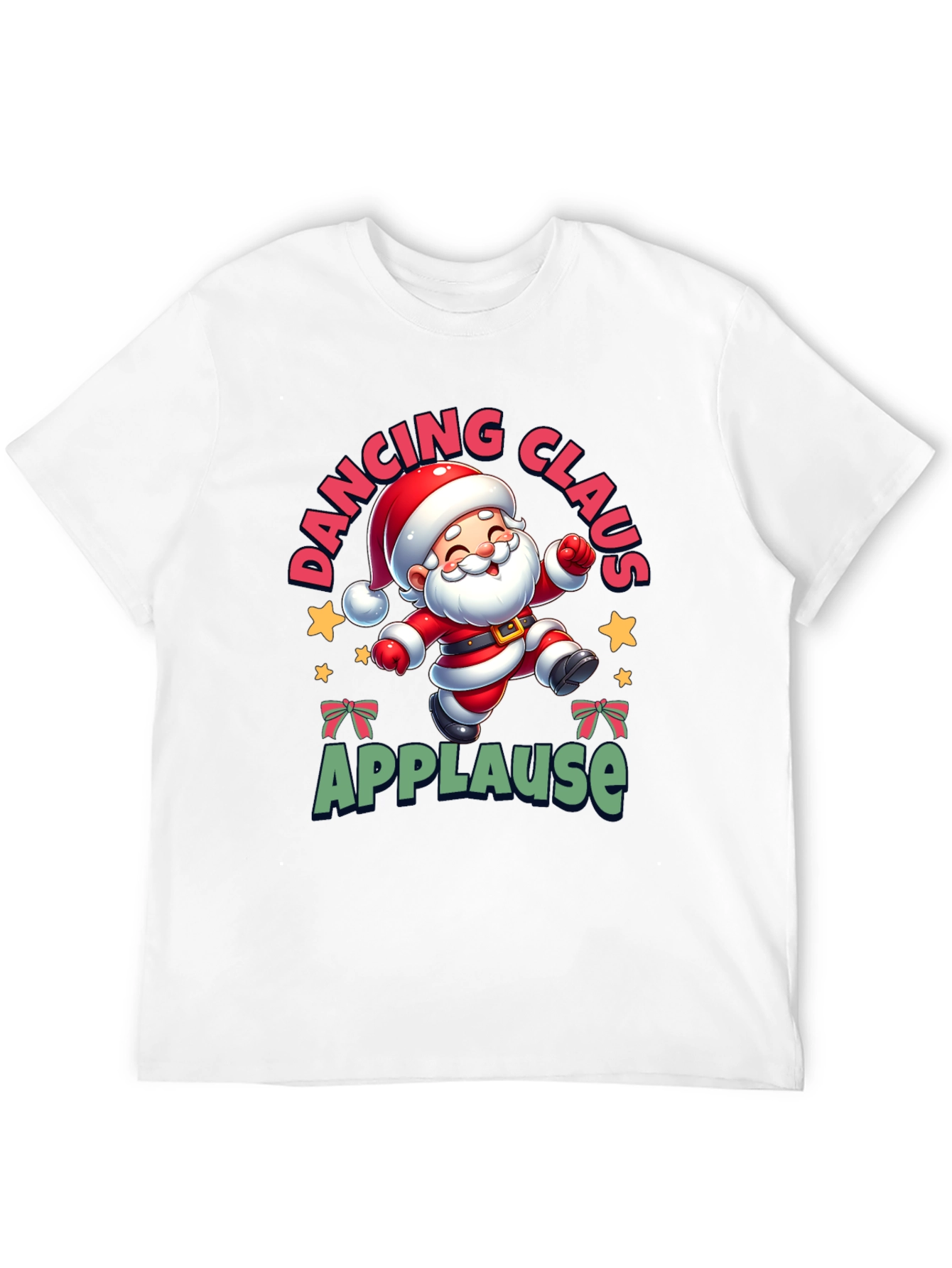 Dancing Santa Tee - Festive Holiday Cheer