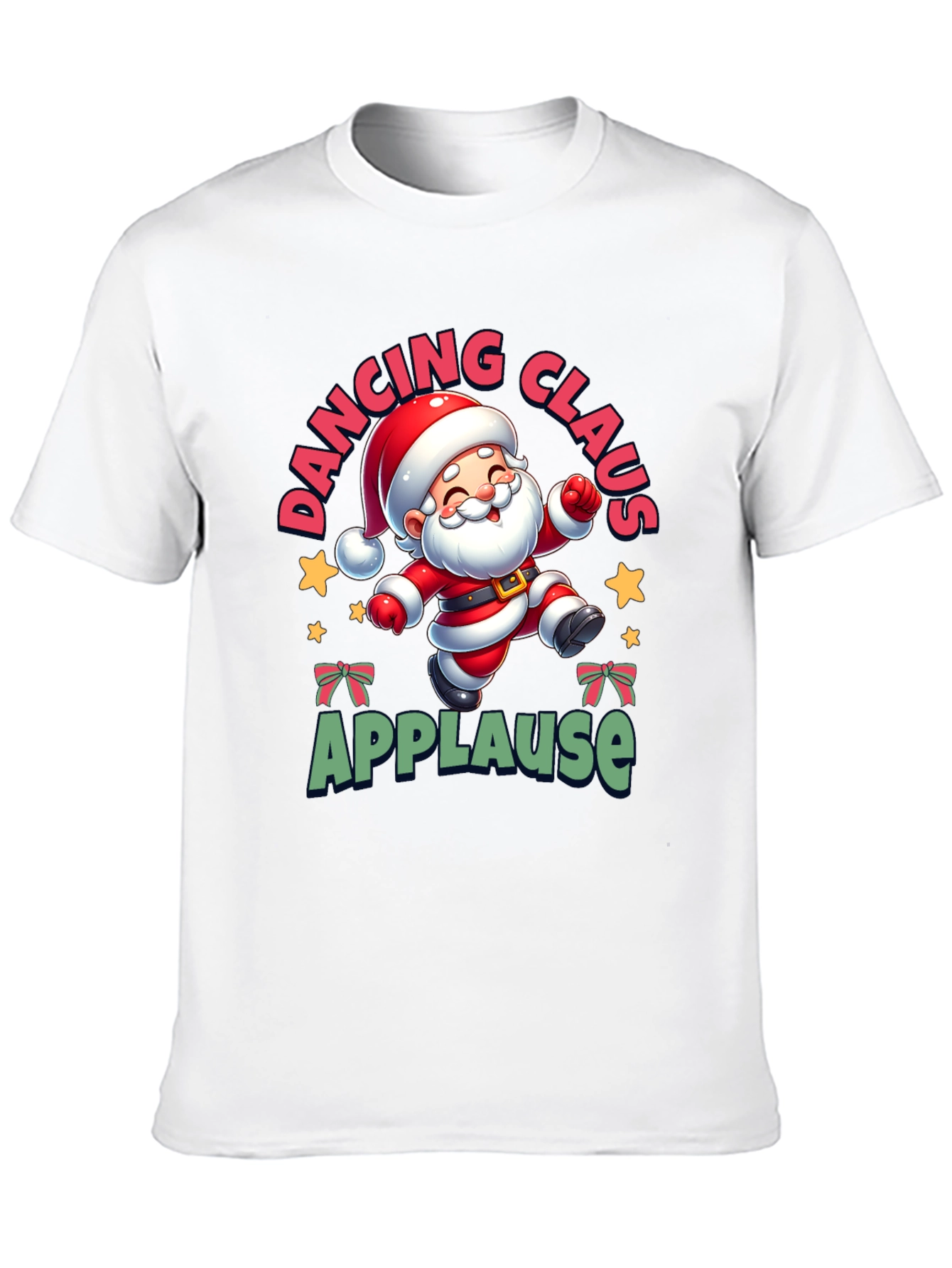 Dancing Santa Tee - Festive Holiday Cheer