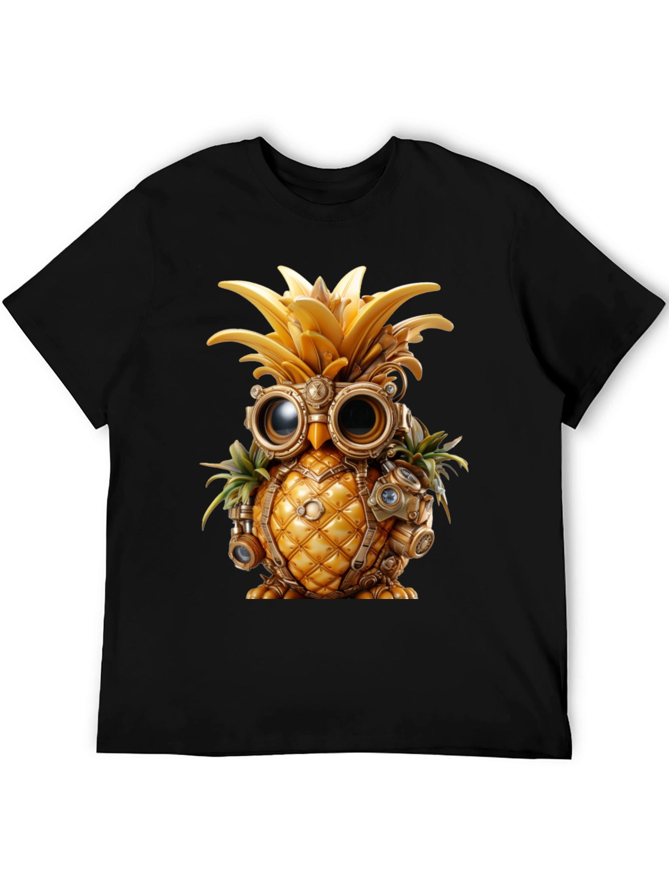 Steampunk Pineapple Owl T-Shirt