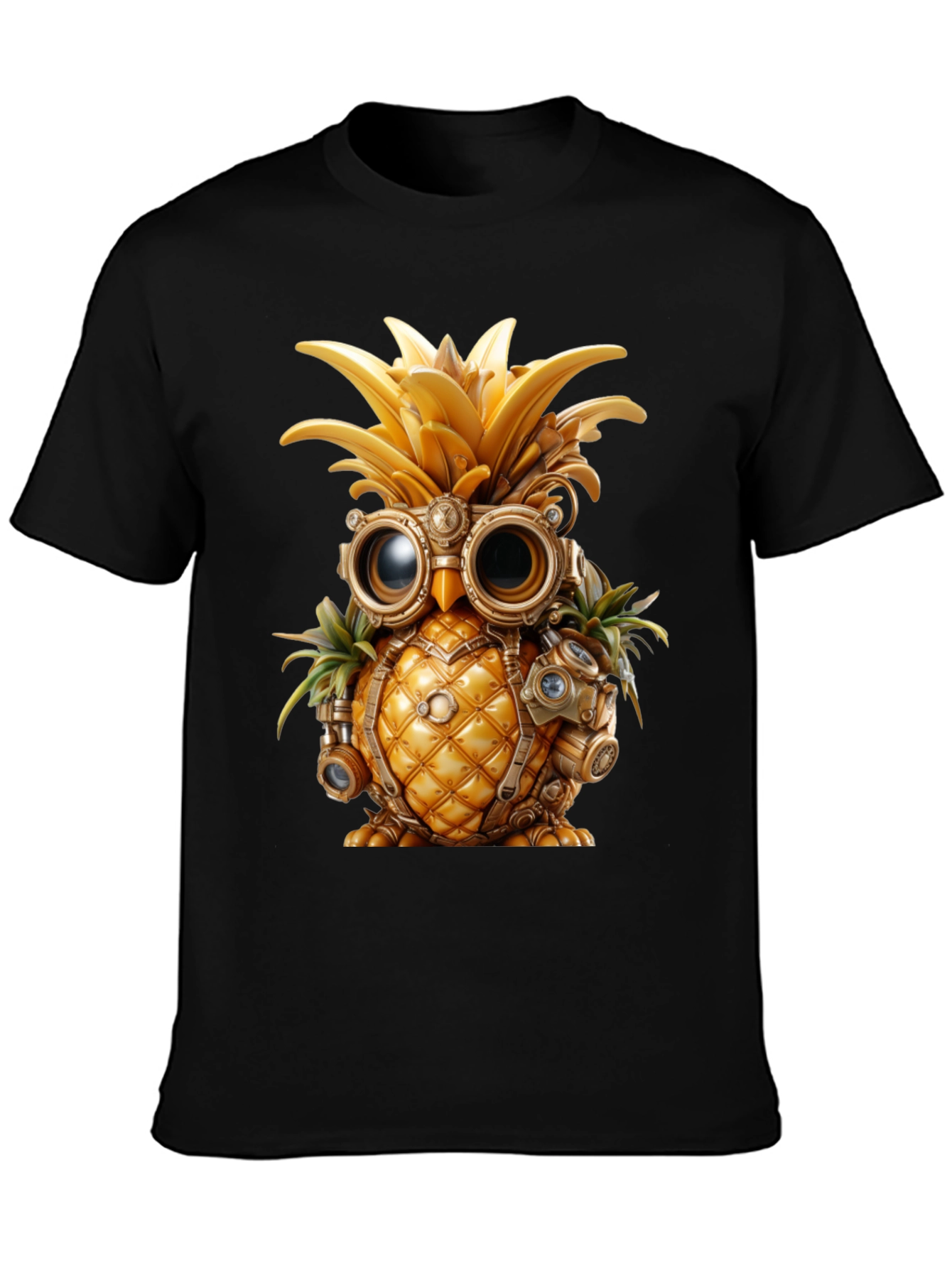 Steampunk Pineapple Owl T-Shirt
