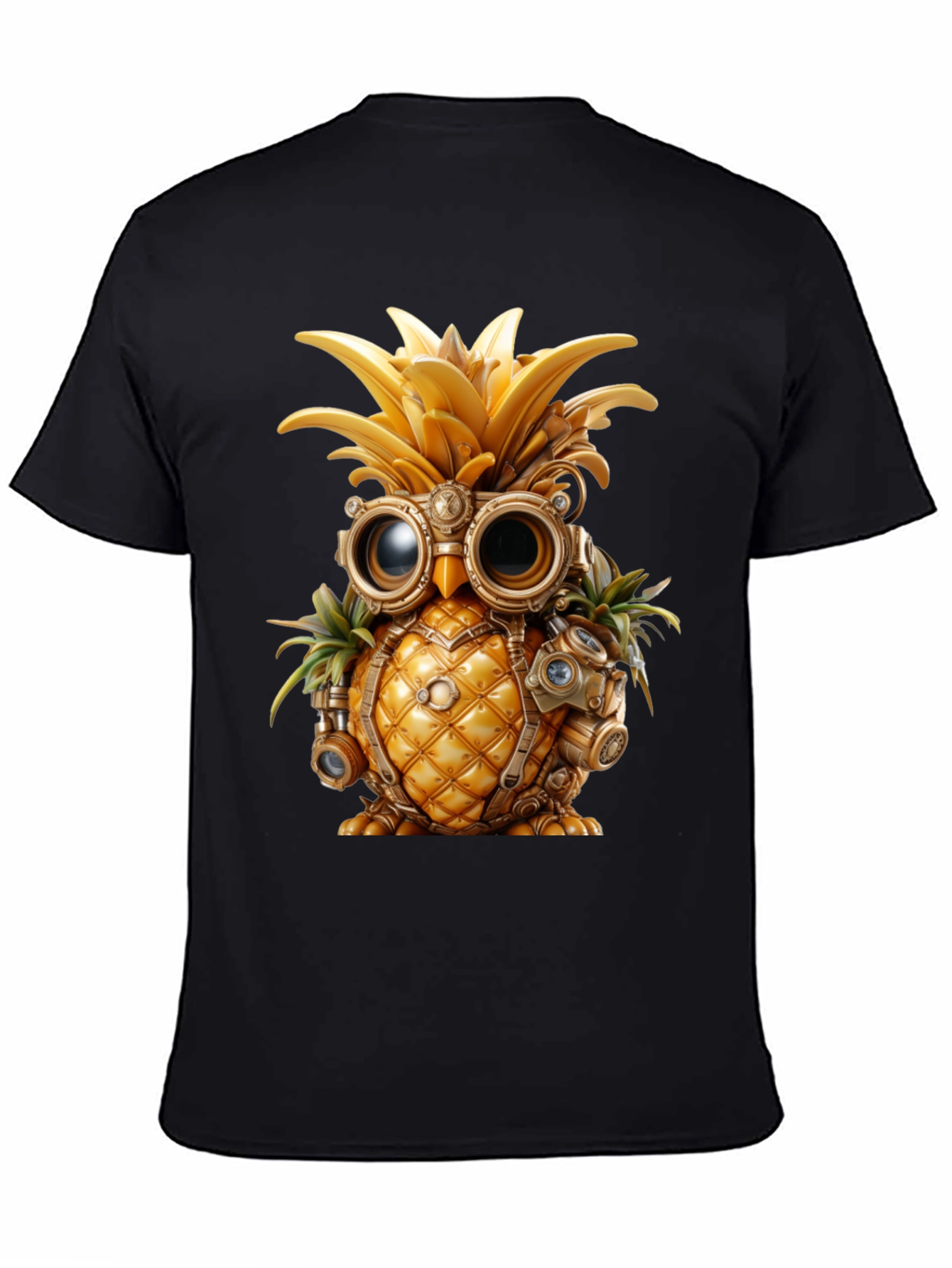Steampunk Pineapple Owl T-Shirt