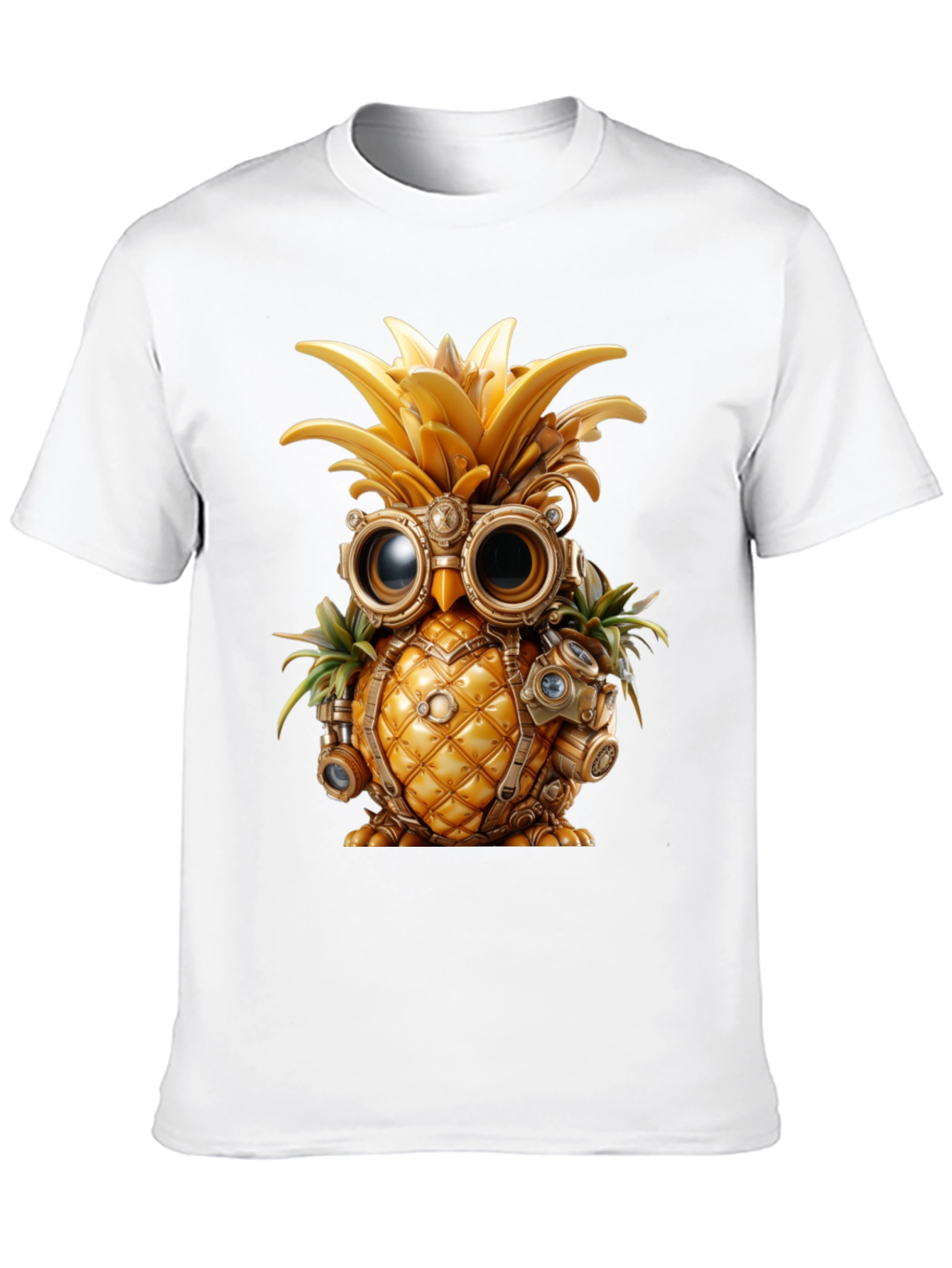 Steampunk Pineapple Owl T-Shirt