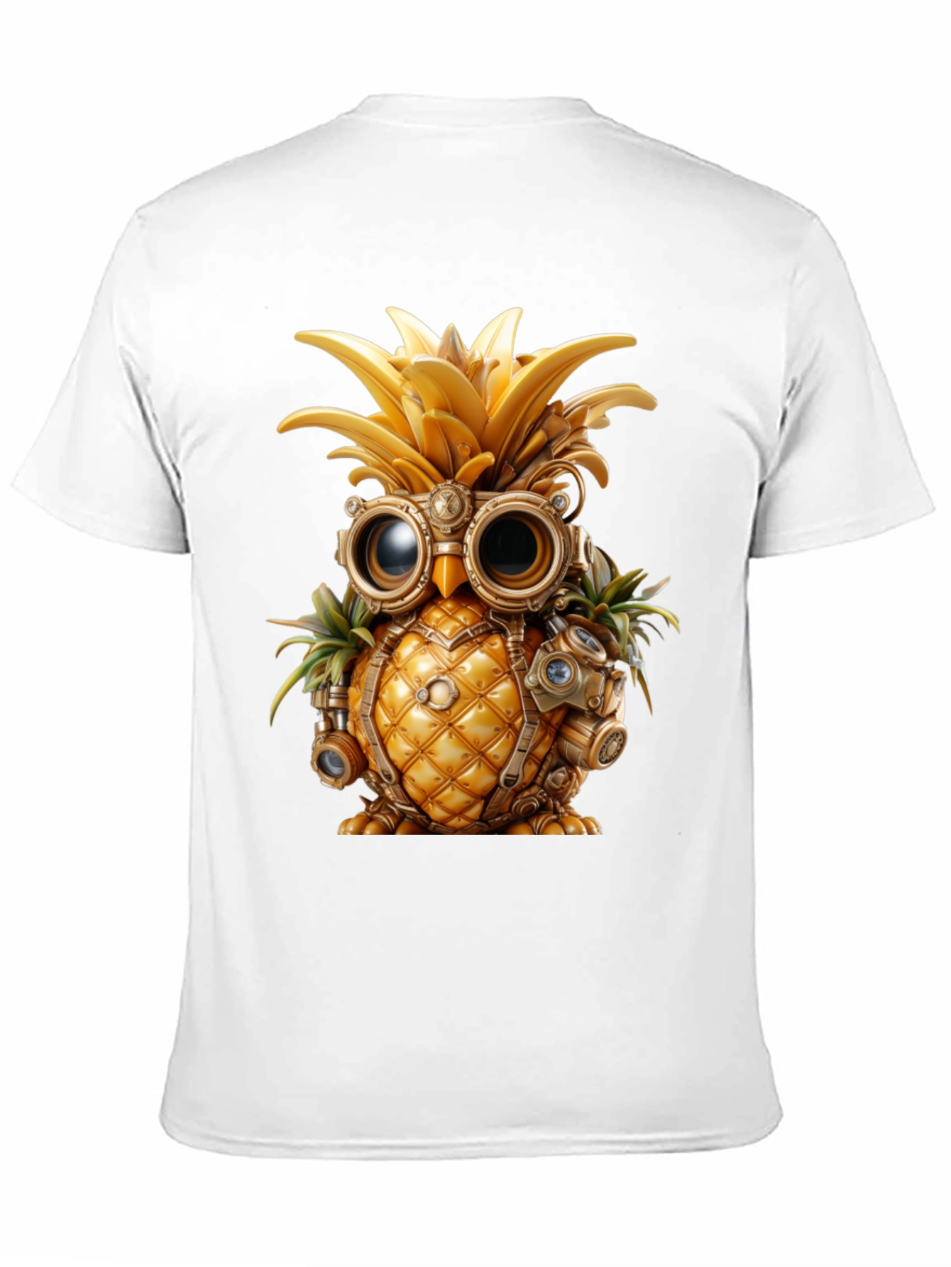 Steampunk Pineapple Owl T-Shirt
