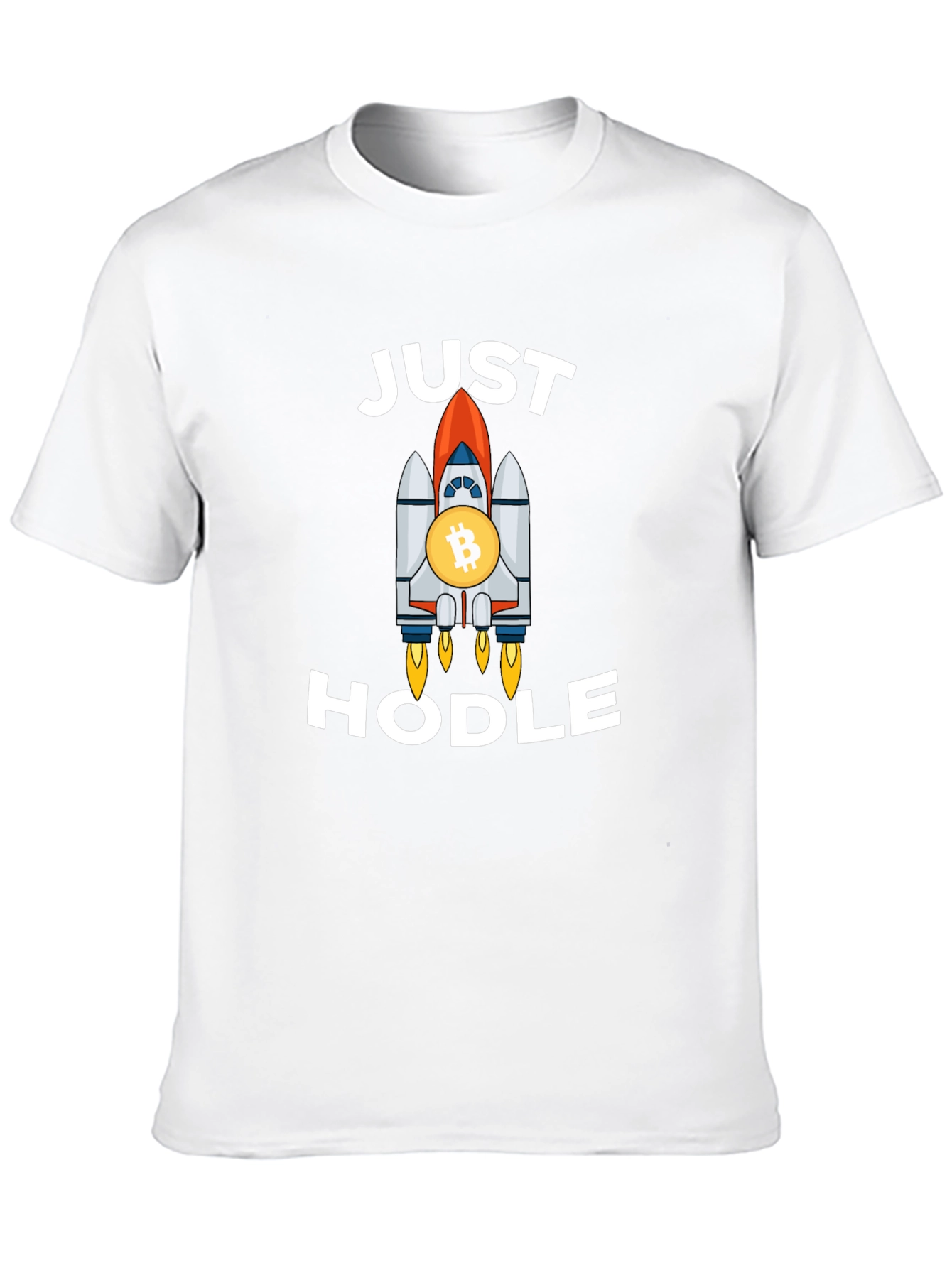 Bitcoin HODL T-Shirt - Crypto Rocket Launch!