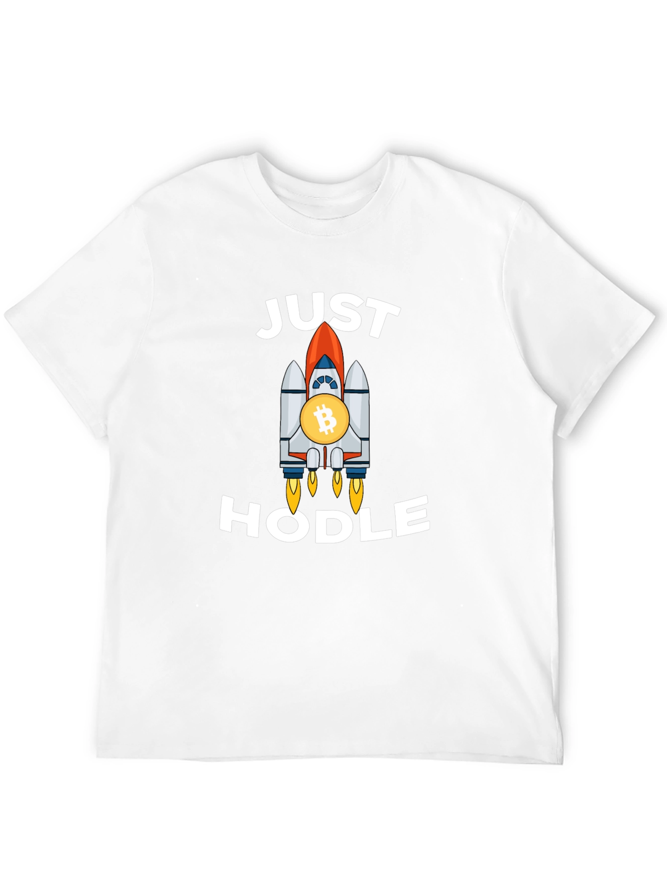 Bitcoin HODL T-Shirt - Crypto Rocket Launch!